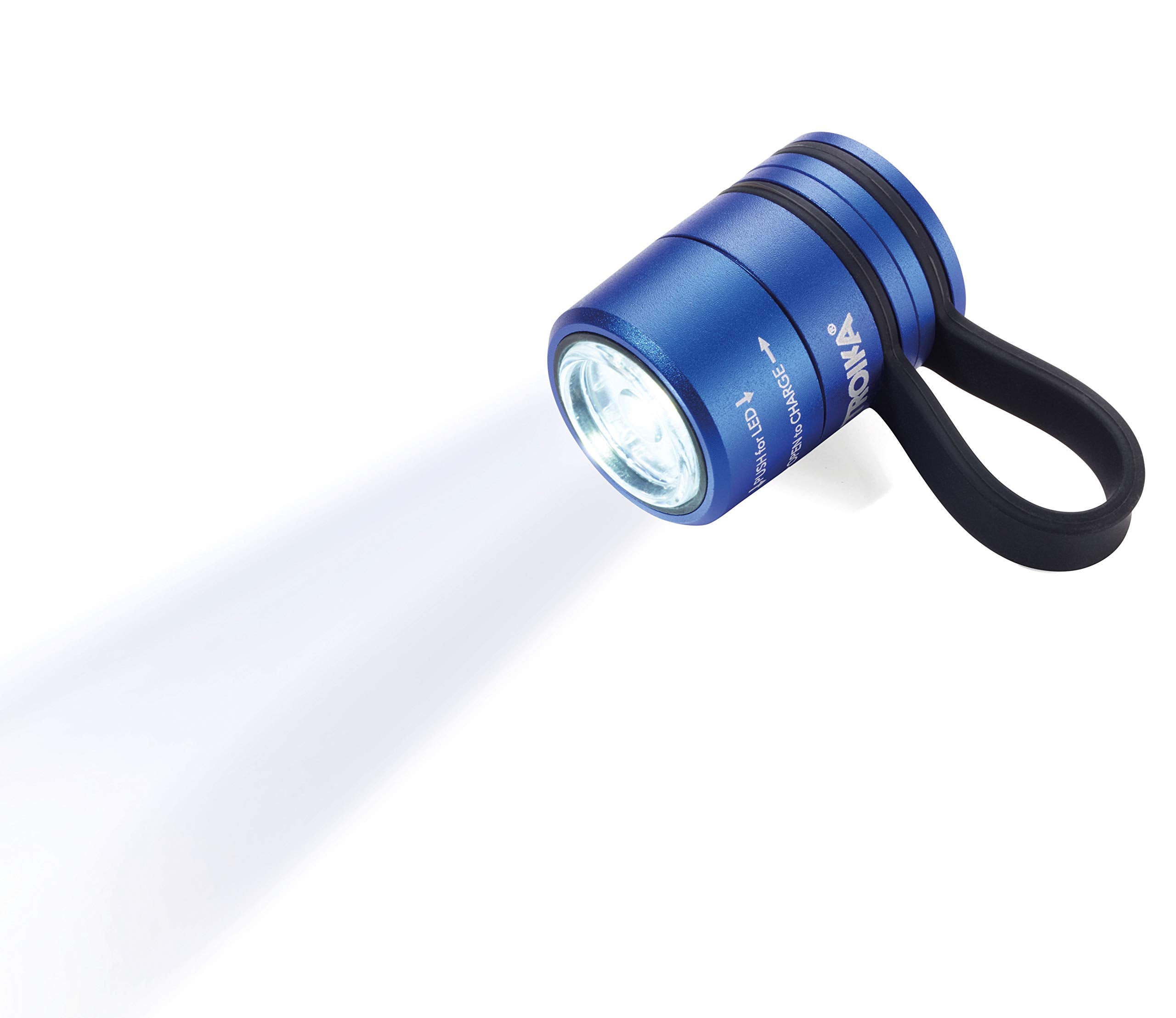 Troika Eco Run Tor90/Bl Torch Running Light Sports And Safety Light With Strong Magnet, White Led Light 2 Lighting Strengths, Blinking Lights Troika-Original