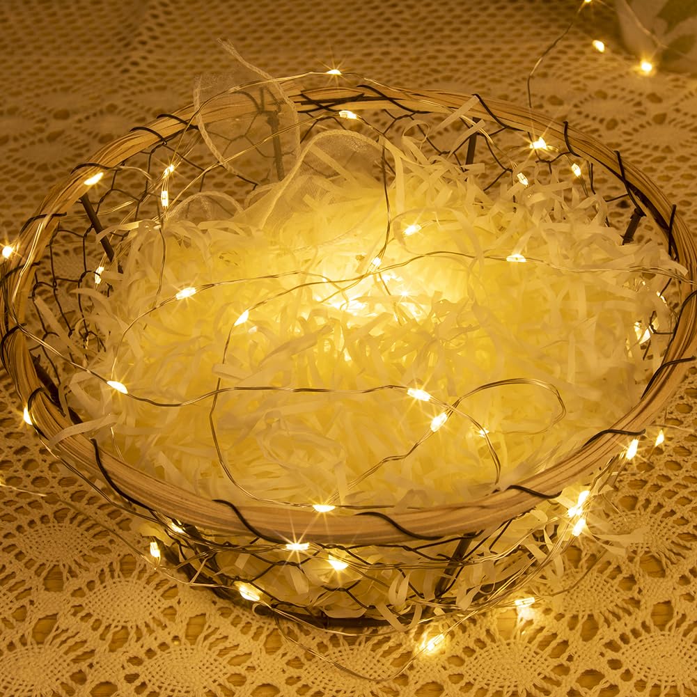 Zeluxdot Solar String Lights Outdoor,100Ft 300 Leds Solar Fairy Lights,Waterproof Solar Light For Outside 8 Modes Button Controlled For Patio Gardens Backyard Tree Wedding Christmas,Warm White