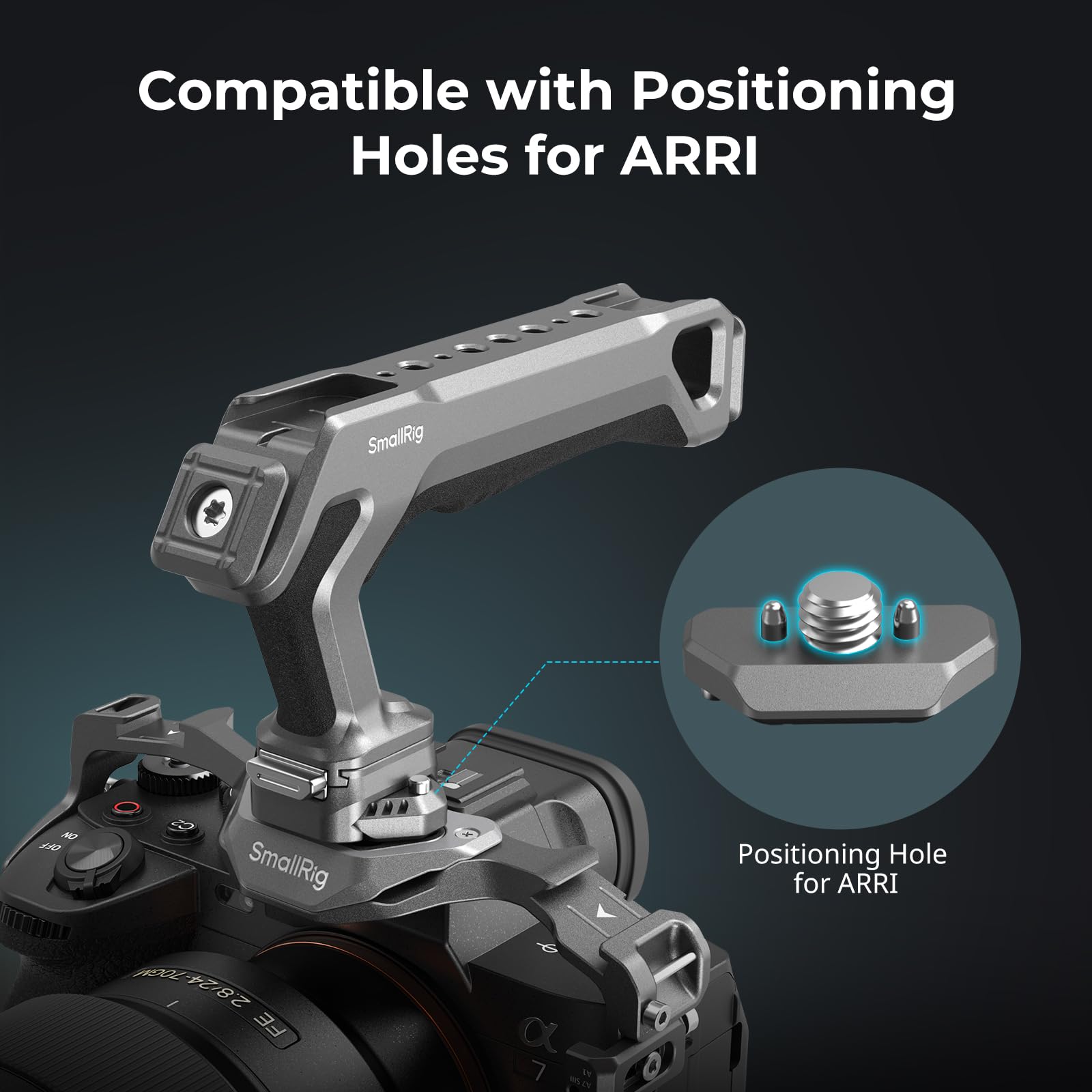 Smallrig Zv-E1 Cage Kit And Quick Release Top Handle With Quick Release Slider
