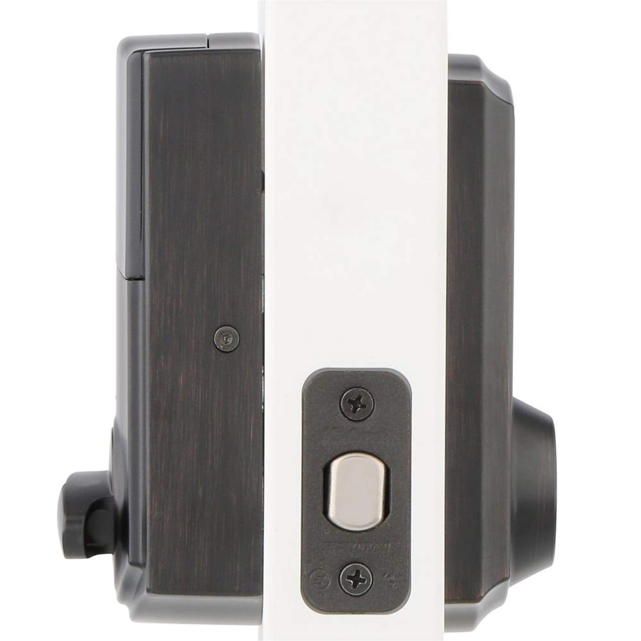 Kwikset 99160-021 Smartcode 916 Traditional Smart Lock Touchscreen Electronic Deadbolt Front Door Lock With Smartkey Security And Z-Wave Plus In Venetian Bronze