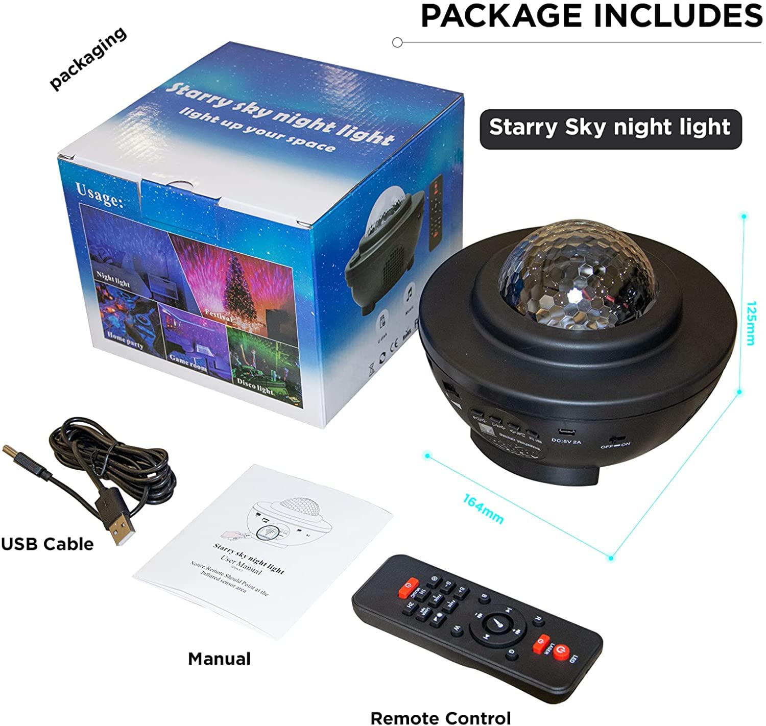 Easeking Galaxy Projector, 3 In 1 Star Projector Galaxy Light Projector For Bedroom With Remote Bluetooth Speaker Dynamic Starlight Projector Galaxy Night Light Projector For Room Decor Birthday Christmas