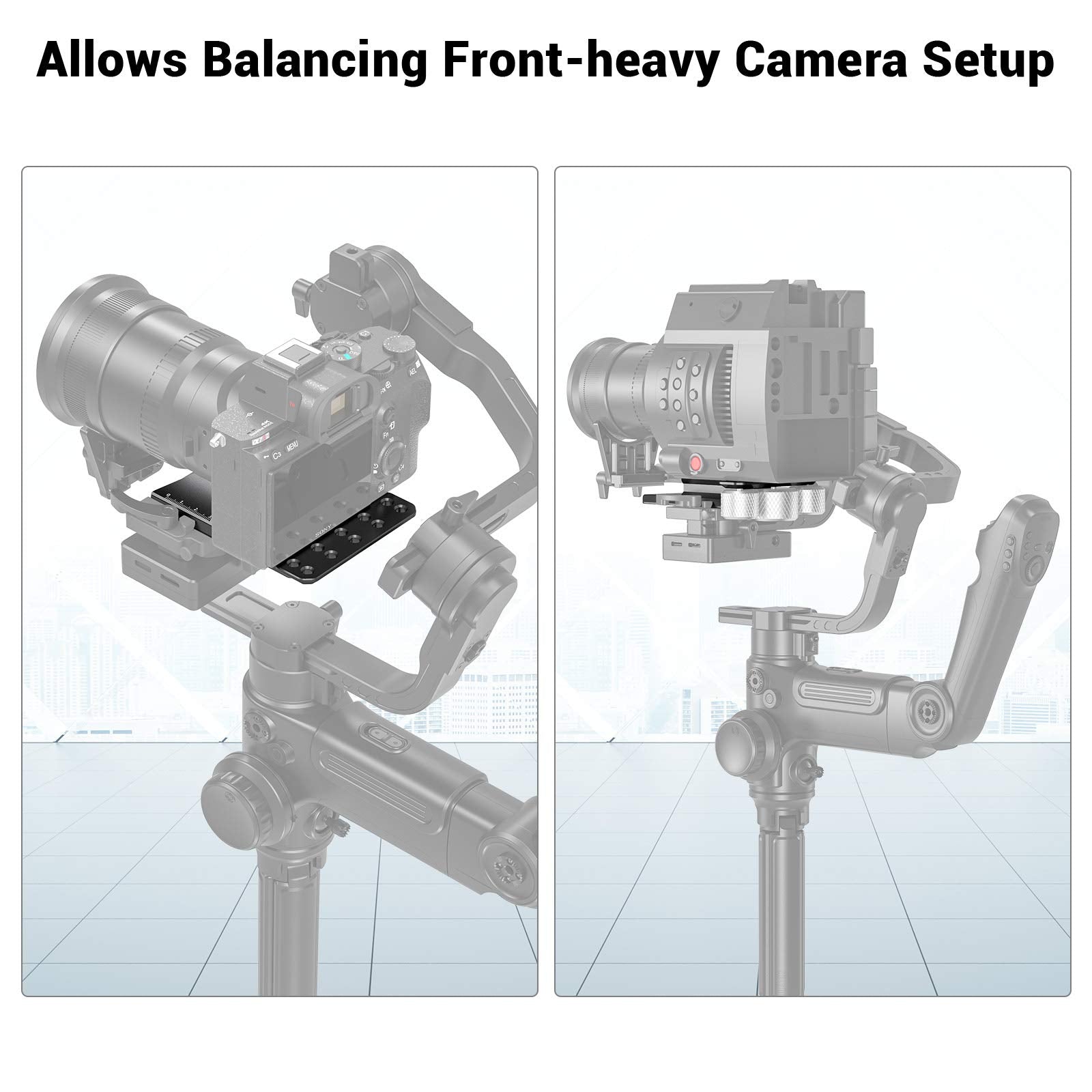 Smallrig Counterweight Mounting Plate For Zhiyun Crane 3 Lab Handheld Stabilizer Bss2402