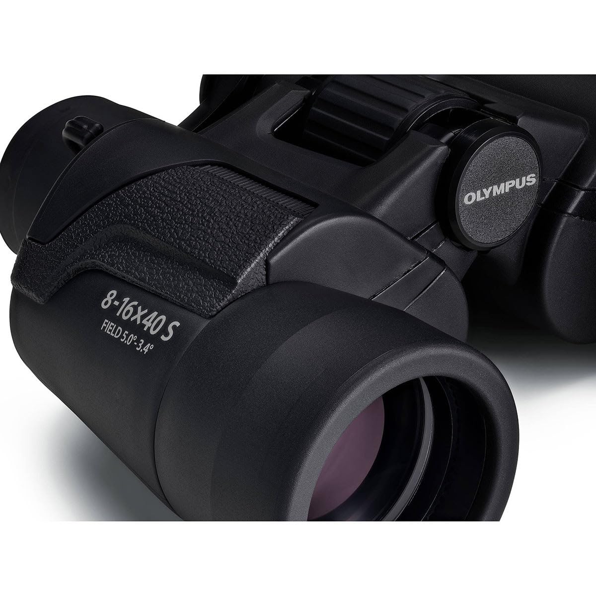 Om System 8-16X40 Explorer S Zoom Porro Prism Binoculars With 3.4 Degree Angle Of View, Black
