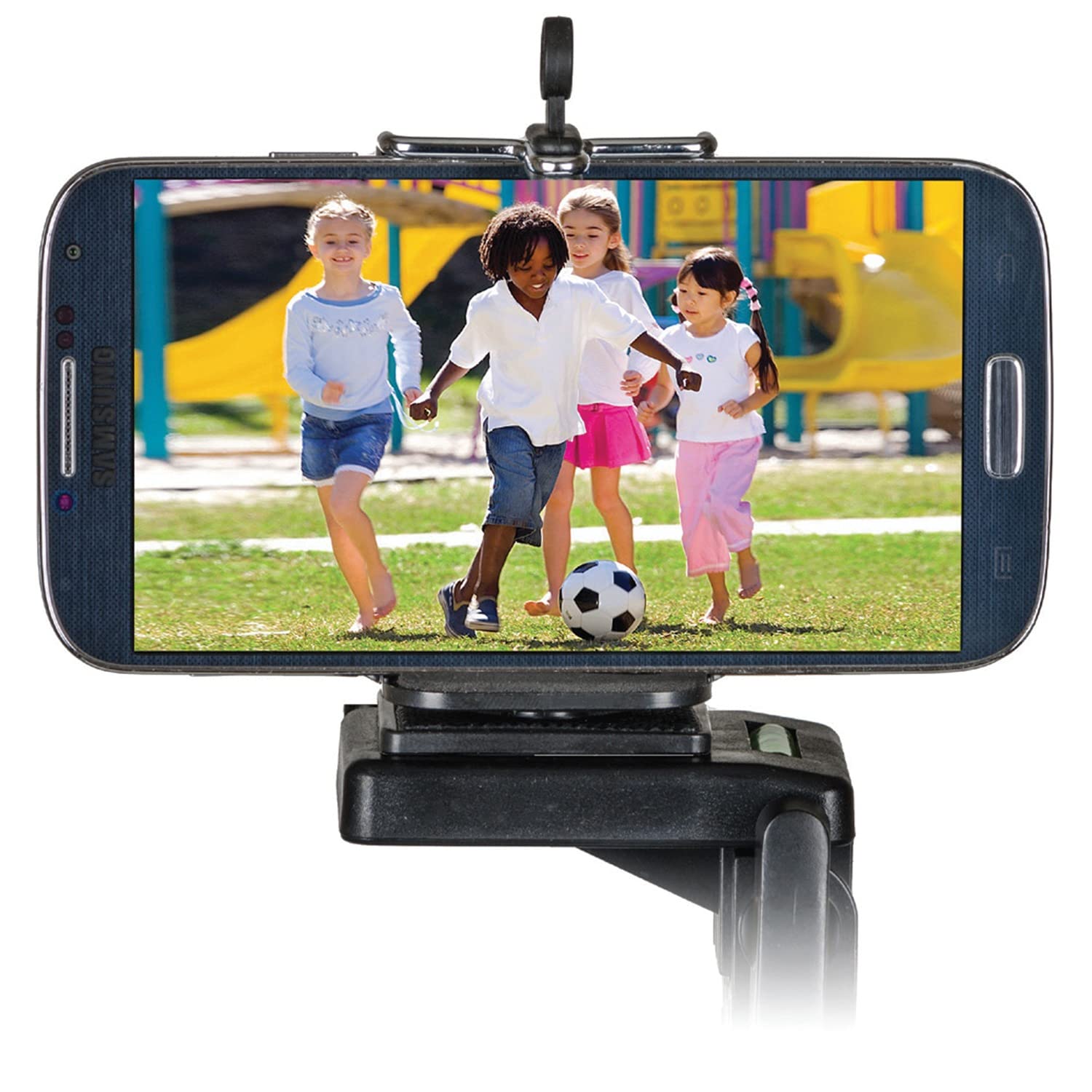 Sunpak 620-504Dlx Traveler1 50-Inch Tripod For Compact Camera, Smartphones, And Gopro, Silver