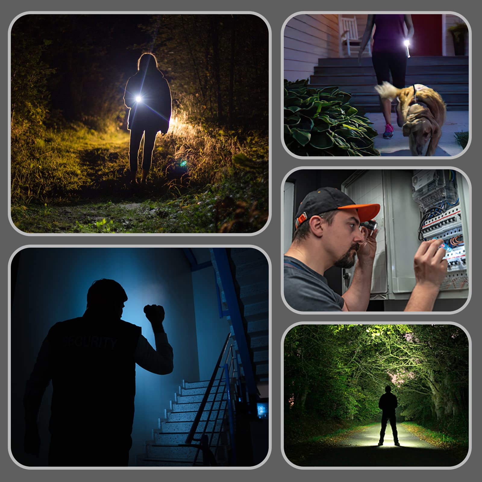 Sofirn Sp10 Pro Mini Flashlight 900 Lumens, Small Aa Flashlight With Lh351D Led 90Cri, Anduril 2 Ui, Pocket Flashlight For Camping, Outdoor, Hiking Emergency (Black-Kit)