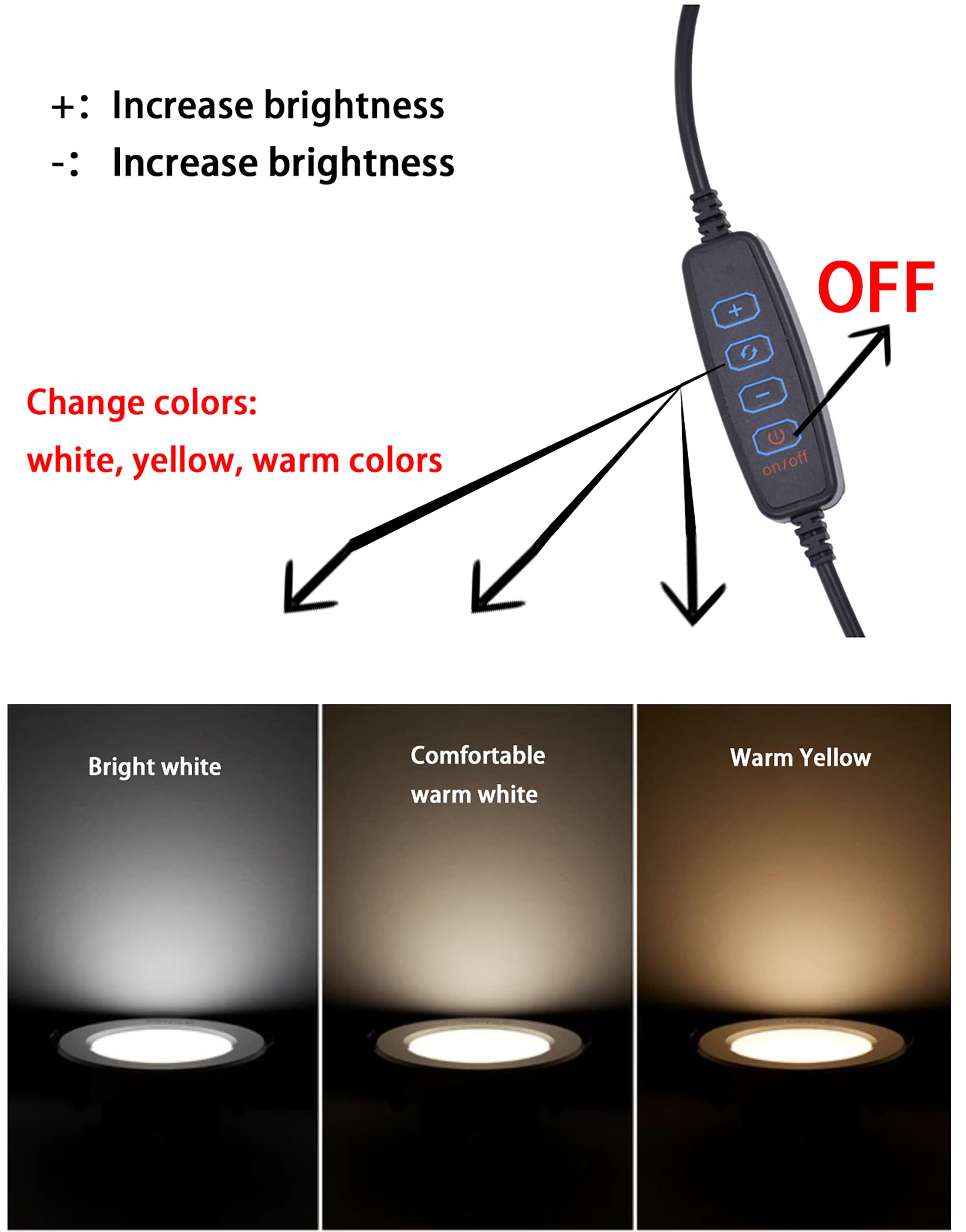 Mlnyitus [Usb] Modern Curved Led Desk Lamp | Futuristic Ambient Lighting For Gaming Rooms, Bedrooms, And Desks | Unique Acrylic Lampshade With Transparent Led Screen - Standard Large