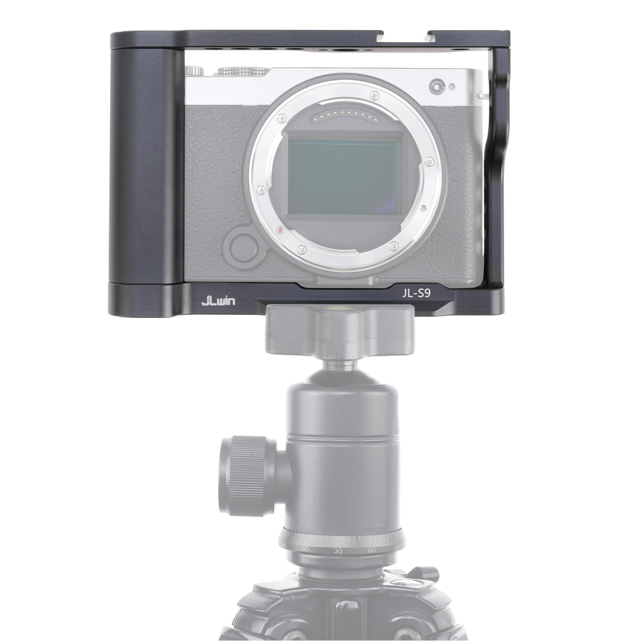 Foeasy Foto4Easy Camera Cage For Panasonic Lumix S9 Camera,Quick Release Plate For Arca-Swiss,1/4" & 3/8" Screw Holes And Cold Shoe Mount For Accessories