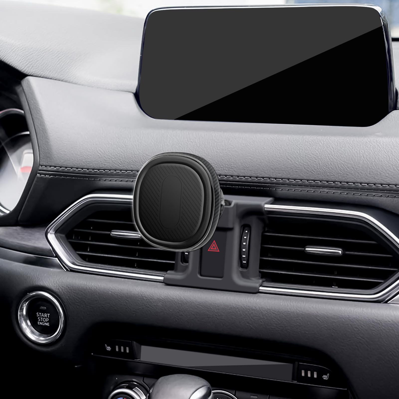 Mengfly Car Phone Holder, Car Air Vent Phone Stand Mount, For Mazda Cx-5     2020 2019 2018 2017, Auto Dashboard Magnetic Navigation Bracket, For Iphone, Samsung And All Smartphone