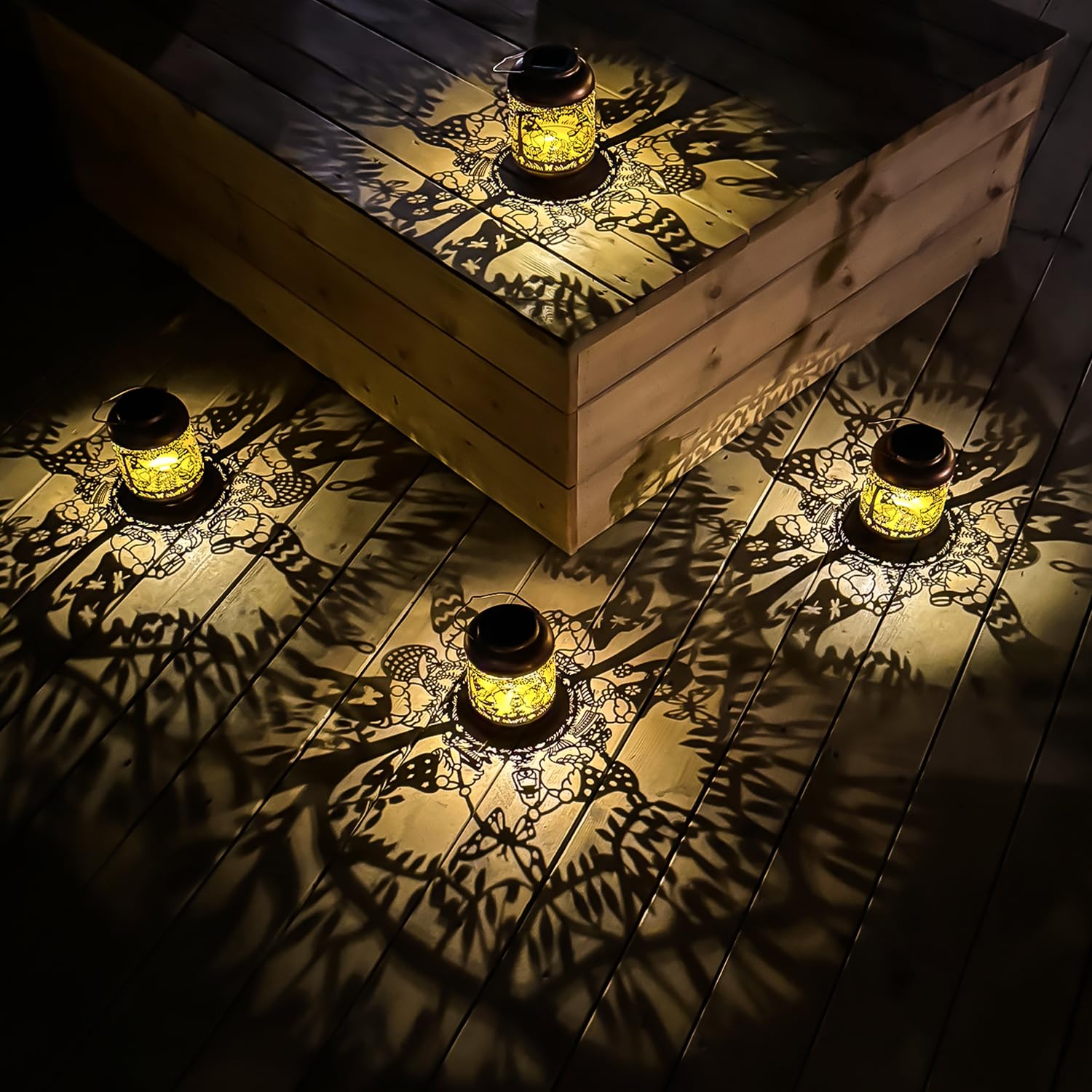 Tiggsy Gnomes Solar Lanterns Outdoor Waterproof,Hanging Solar Lights Gnome  For Women Metal Led Decorative Light For Yard,Patio,Lawn,Tabletop,Pathway,Landscape,Garden Gnomes Decor