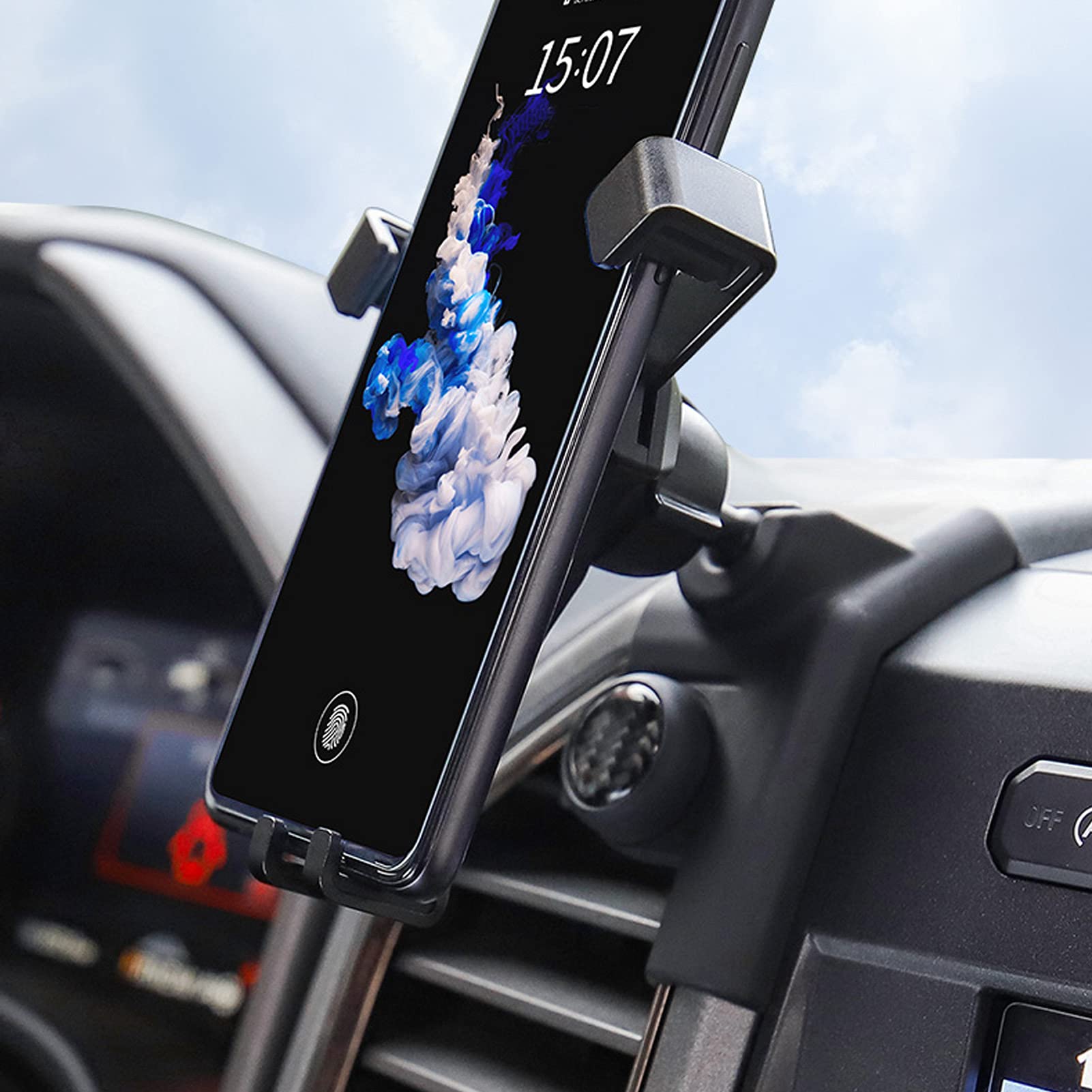 Keptrim For 2015-2020 Ford F150, Phone Holder Air Vent Cell Phone Mount, For Iphone 11 Pro/11 Pro Max/Xs/Xr/X/8/7/6 Galaxy Moto And Most Smartphones