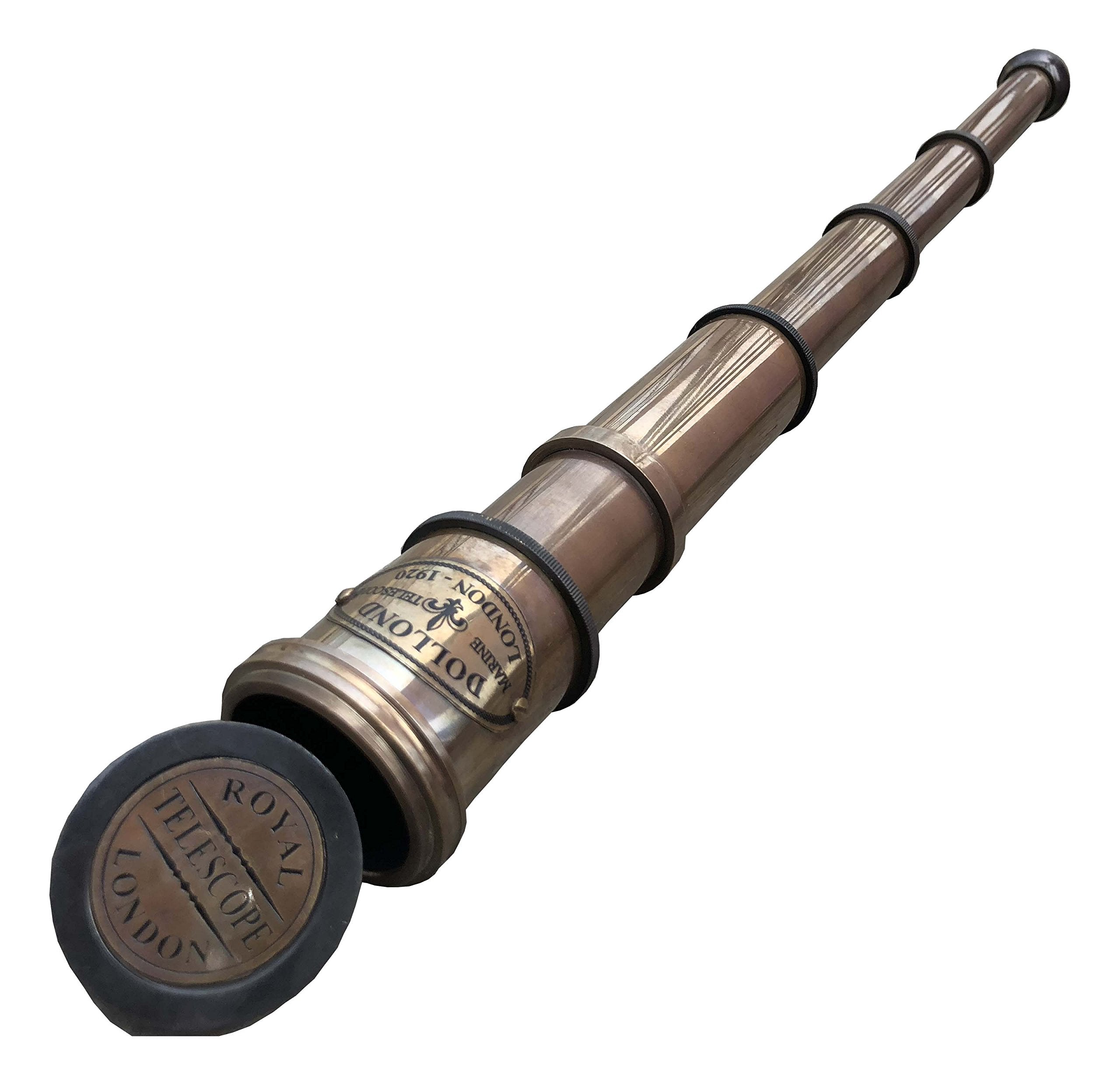 A S Handicrafts S Handicrafts Brass Antique Nautical Spyglass Pirate Vintage Maritime Handheld 16' Royal Navy Telescope Replica, Antique  Ideas