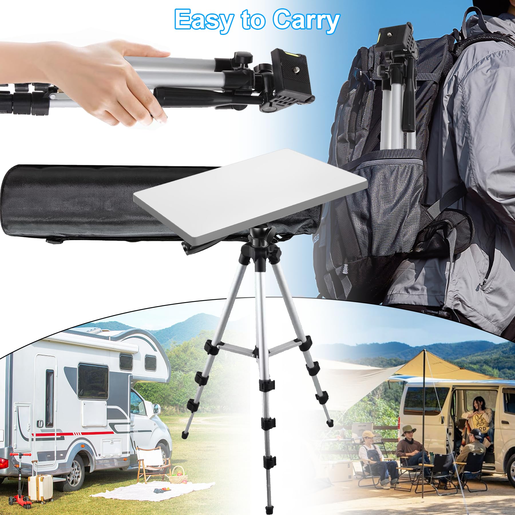Fovyna Starlink Mini Tripod Mount, Adjustable Height(13.8In-32.8In) And Tilt Mounting Kit With Starlink Mini Tripod Adapter, Compatible With Star Link Mini