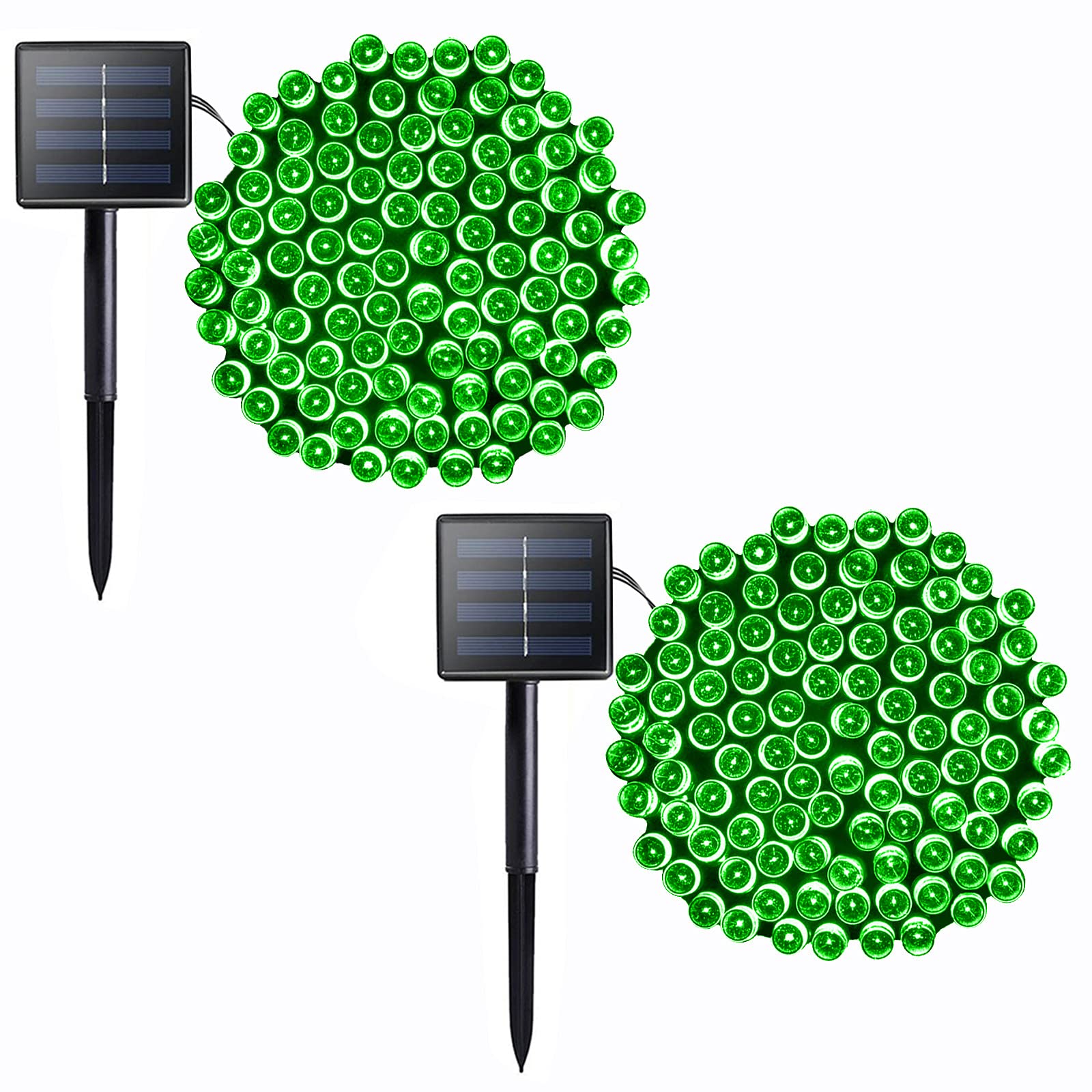 Vmanoo Solar Outdoor String Christmas Lights 72Ft 200 Led 8 Modes Patio Lighting For Outside Yard Gazebo Party Wedding Tents Porch Xmas Garden Backyard Tree Decorations Balcony Decor Lights Gn2P