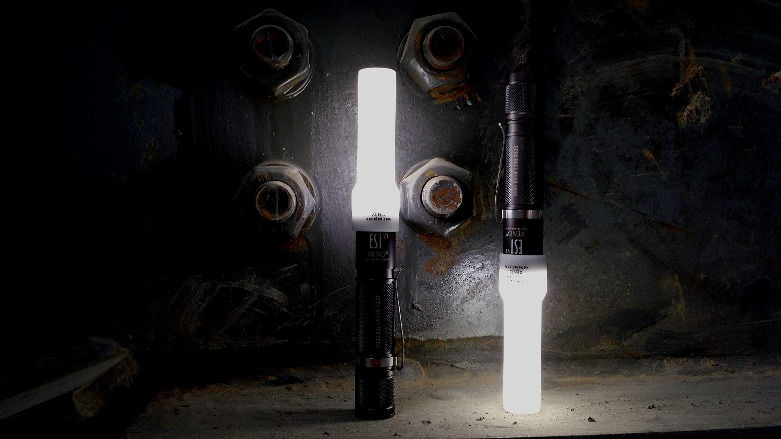 Xeno Waterproof Mini Military Standard Flashlight Es1 With Aa Battery1 - Nw (Neutral White)