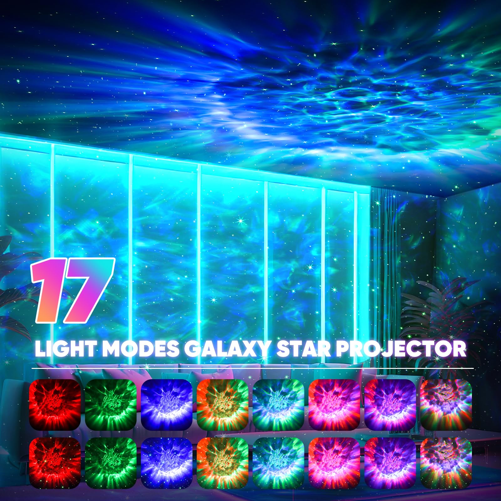 Stbands Galaxy Projector, Star Projector Night Light With Timer And Remote For Bedroom, Kids Room Decor, Adjustable Head Angle Nebula Ceiling Lamp,  For Adults, Teens, Christmas, Birthday