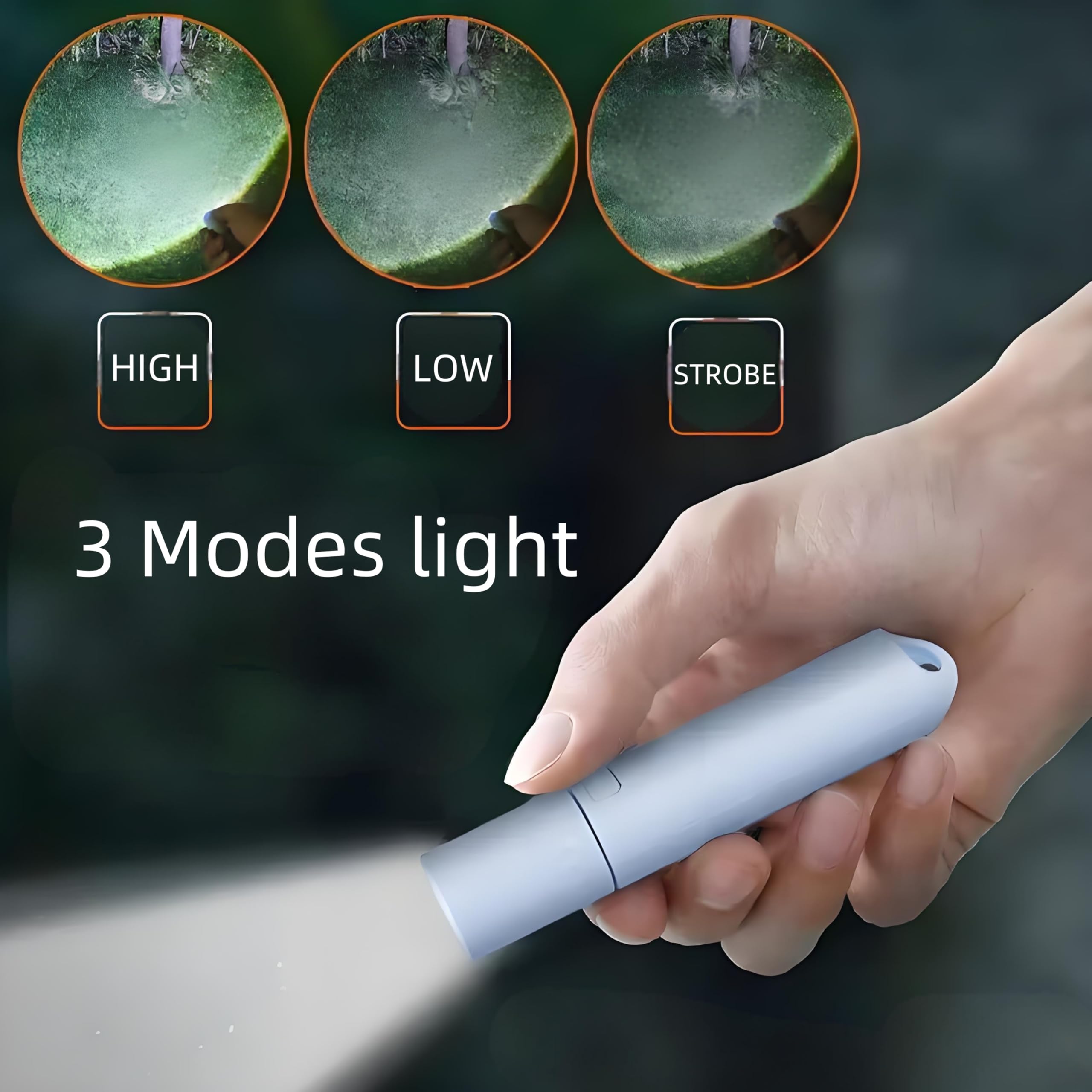 Darlur 5Pack Mini Small Led Flashlights，Usb C Rechargeable Flash Lights，Ultralight Zoomable Flashlights For Home, Emergency, Camping ，Dog Walking，Bulk For Kids