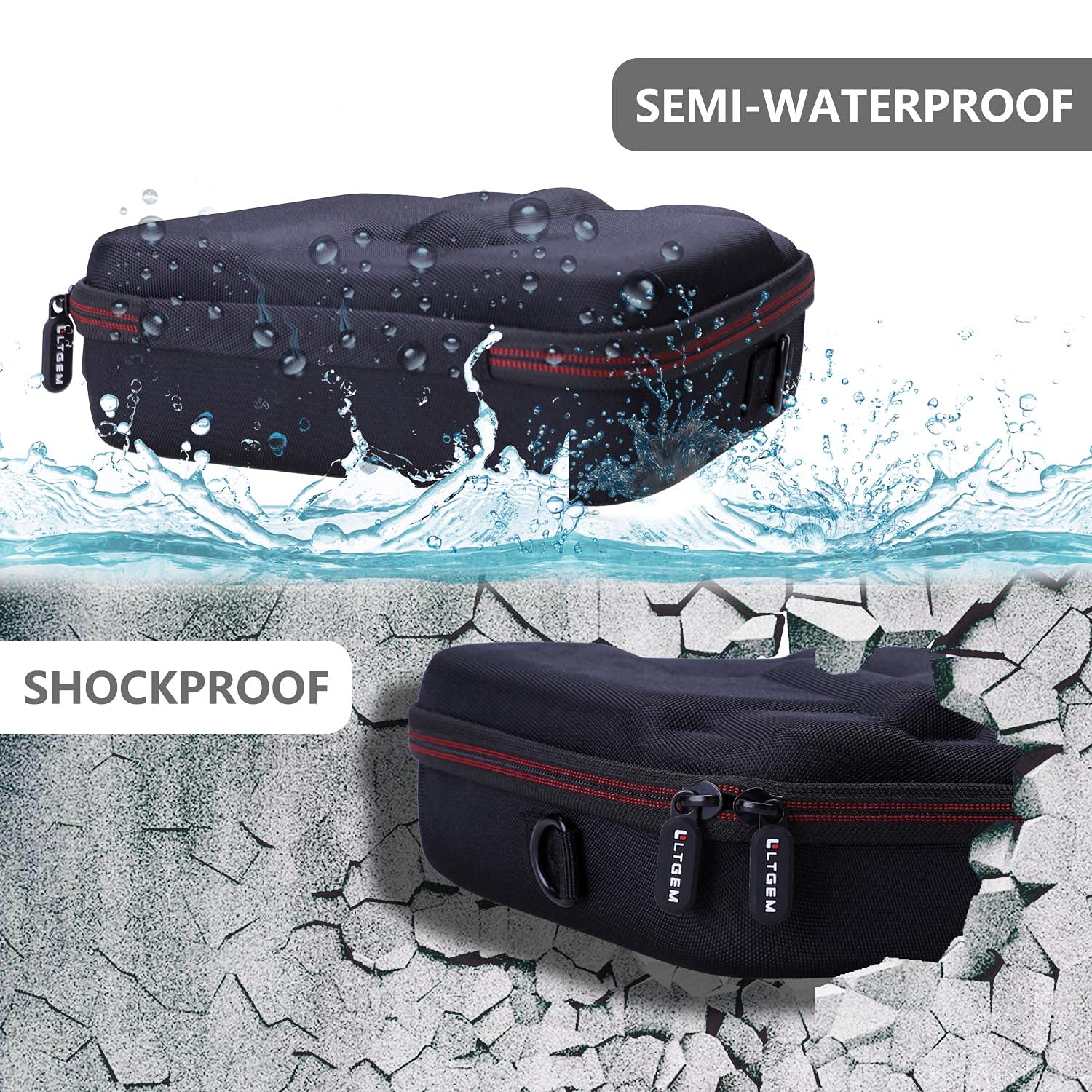 L Ltgem Ltgem Hard Case For Tqyuit Or Fonsawa Binoculars 20X50, Waterproof Binoculars With Bak4 Prism And Fmc Lens