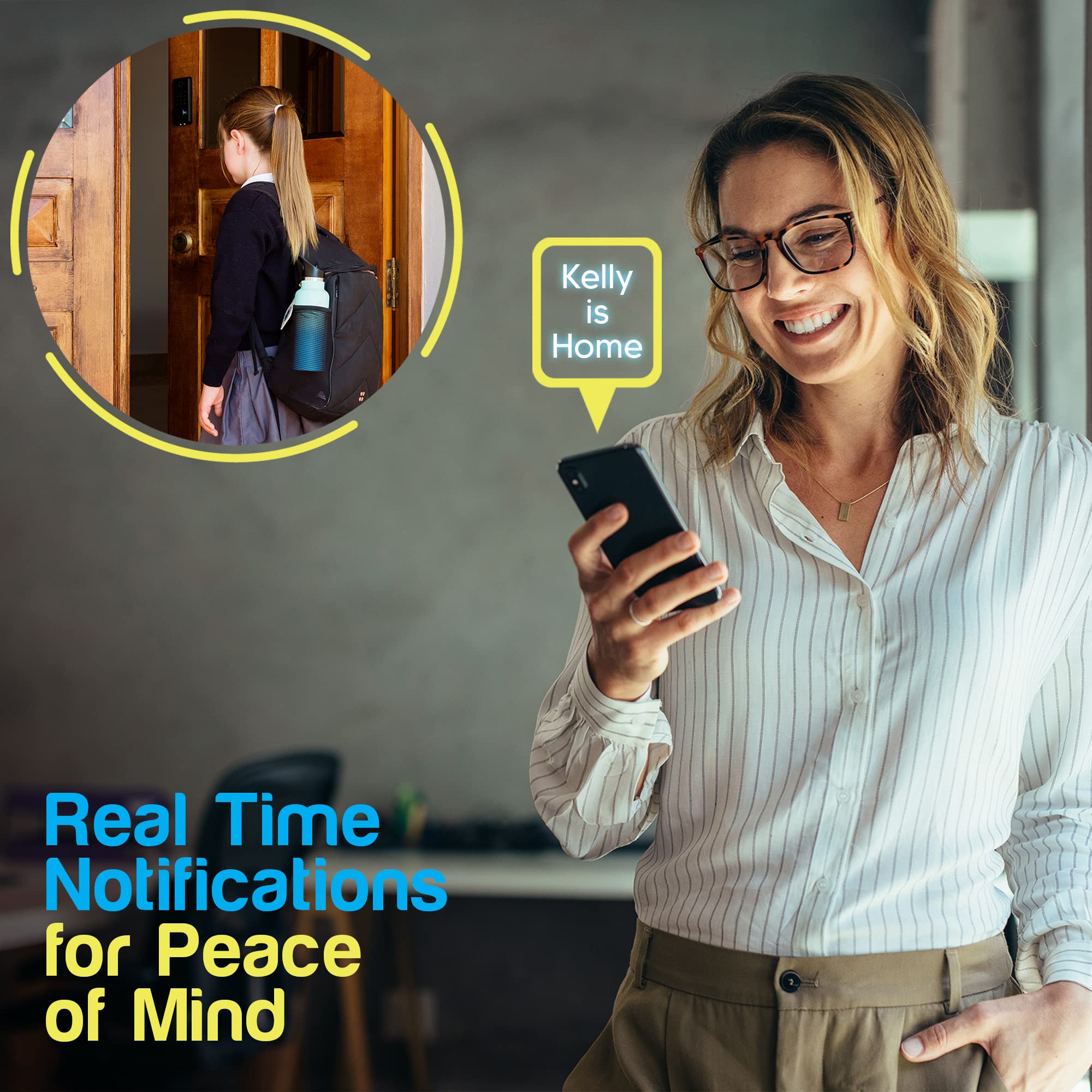 Lockstar Smart Door Lock • Keyless Entry Deadbolt Door Lock • Multiple Entry Methods – App • Fingerprint Touch Id • Keypad Code • Card Fob • Traditional Key • Smart Home Devices