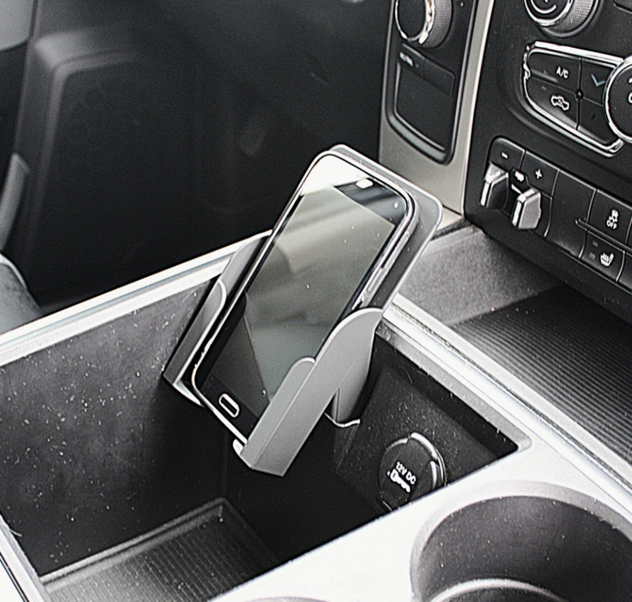 Wadestar Rpc Phone Holder Converts The Business Card Holder Into A Cell Phone Holder In Select 2009-15 Dodge Ram Trucks - Small