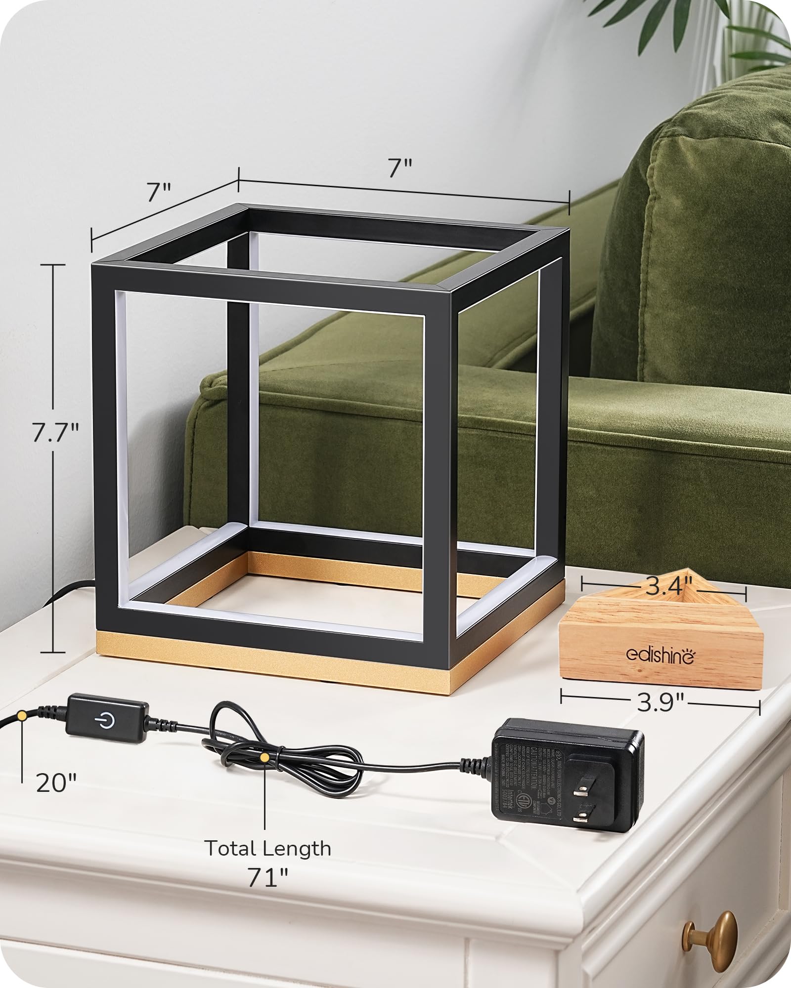 Edishine Modern Led Table Lamp Hltl02Vy12R