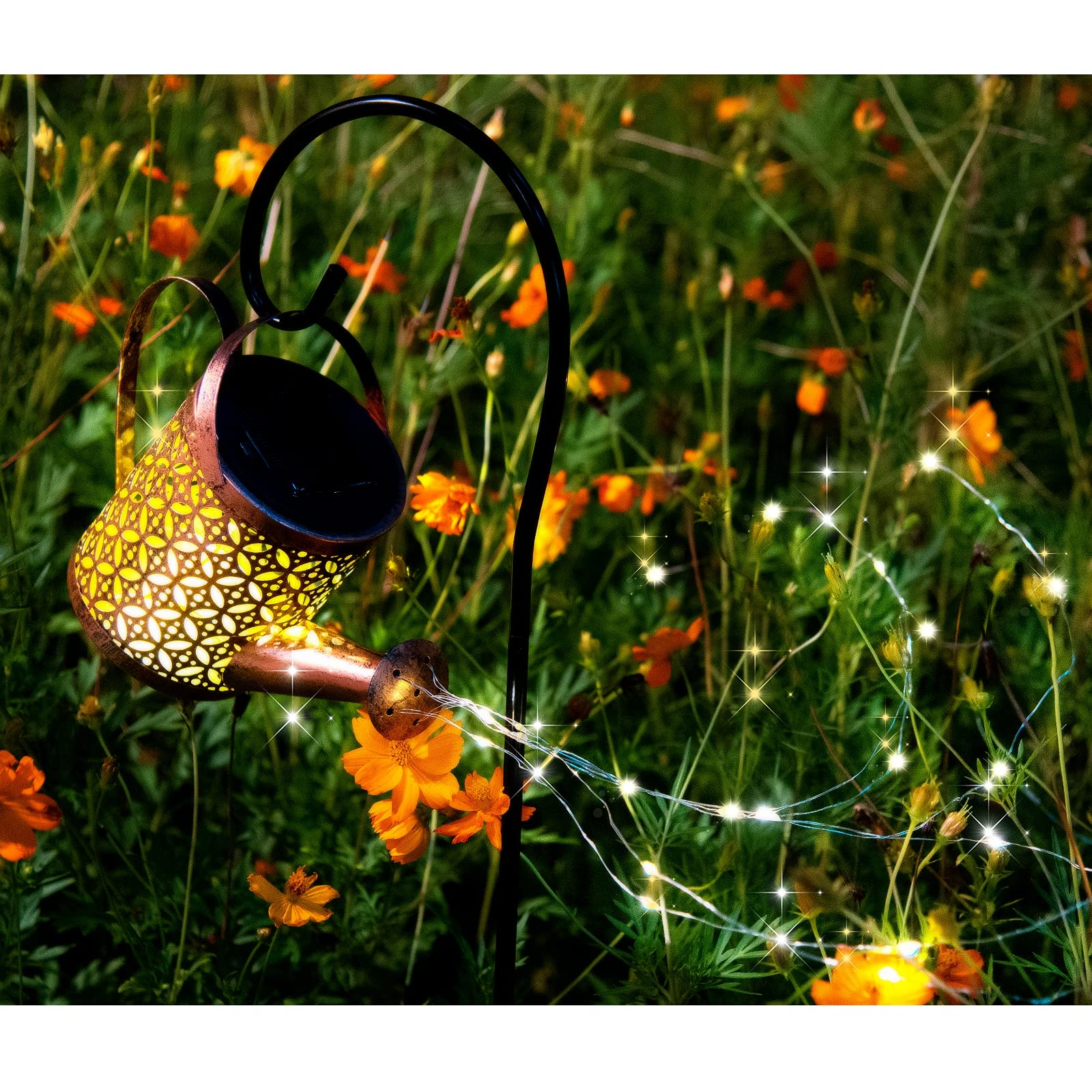 Undreem Solar Light Outdoor Decorative Hanging Lanterm, Waterproof, Prefert For Your Garden, Table, Patio, Yard, Or Pathway