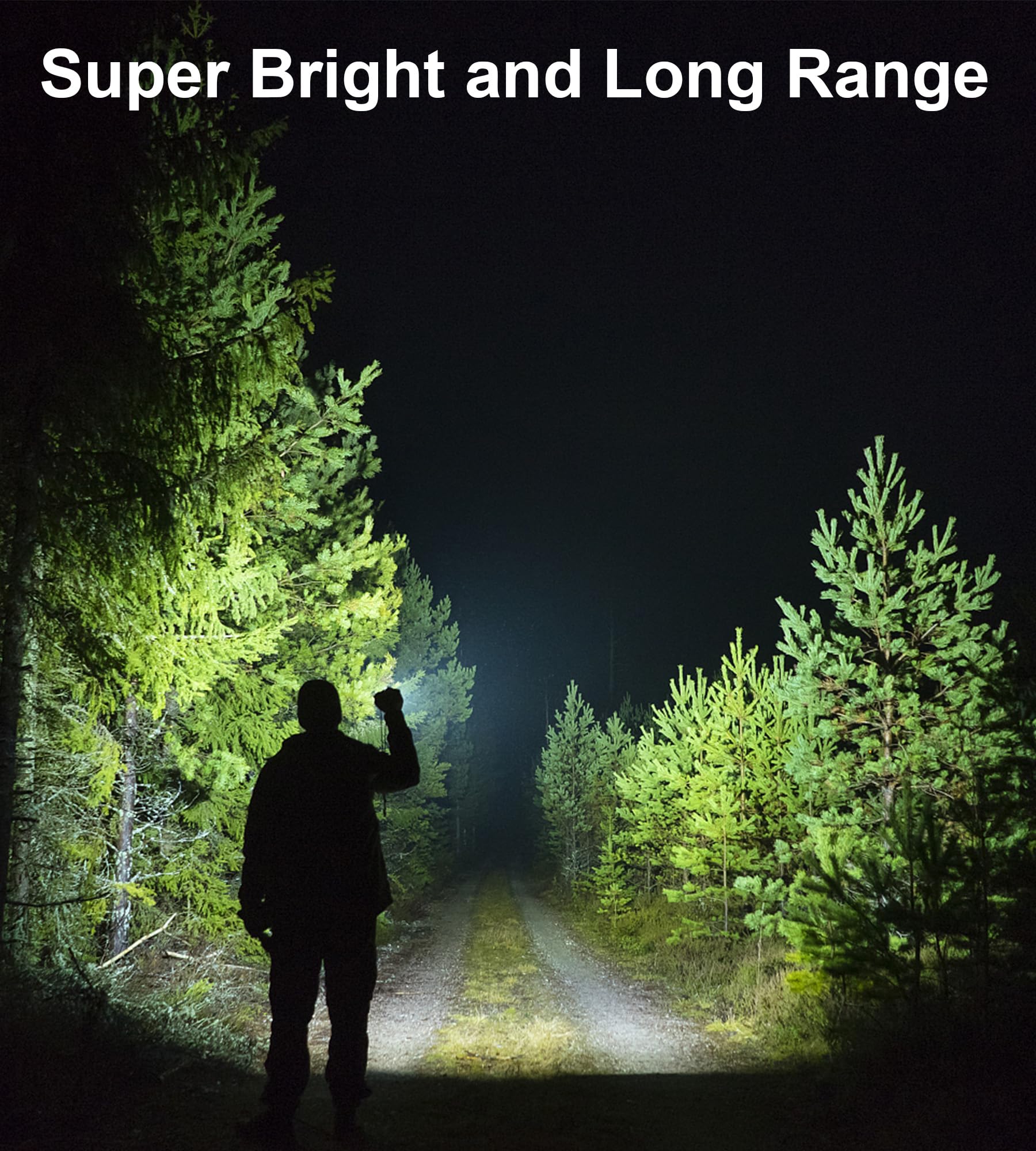 Wahliwahli 2 Pack Led Rechargeable Flashlights High Lumens, 1000+ Lumens Super Bright Zoomable Fluorescent Flashlights, Waterproof Powerful Multifunctional Flashlights For Home Camping Hiking