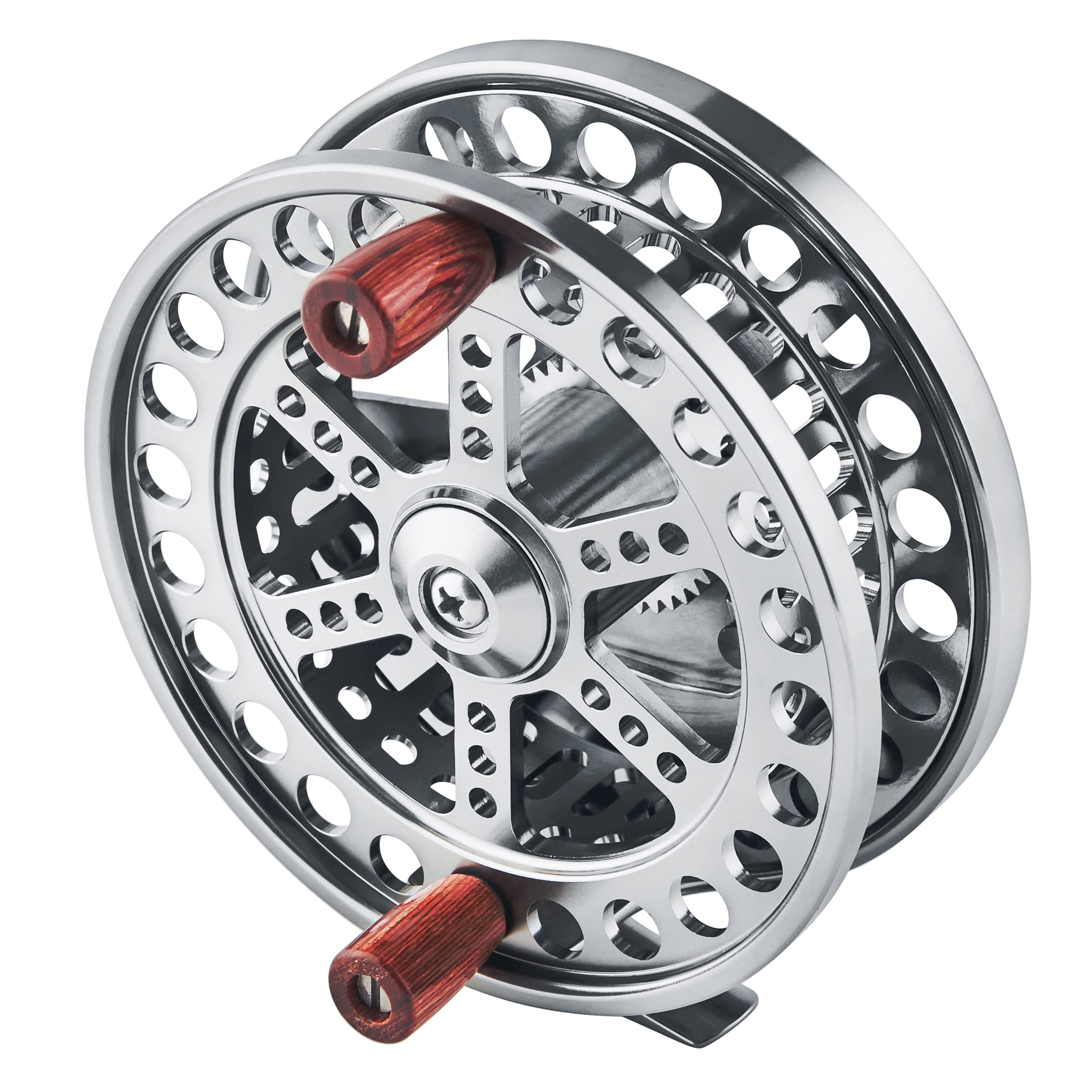 Channelmay Cnc Machined Aluminum Center Pin Centerpin Float Fishing Reel 108Mm 4 1/4 Inch Steelhead Salmon Trotting Fishing