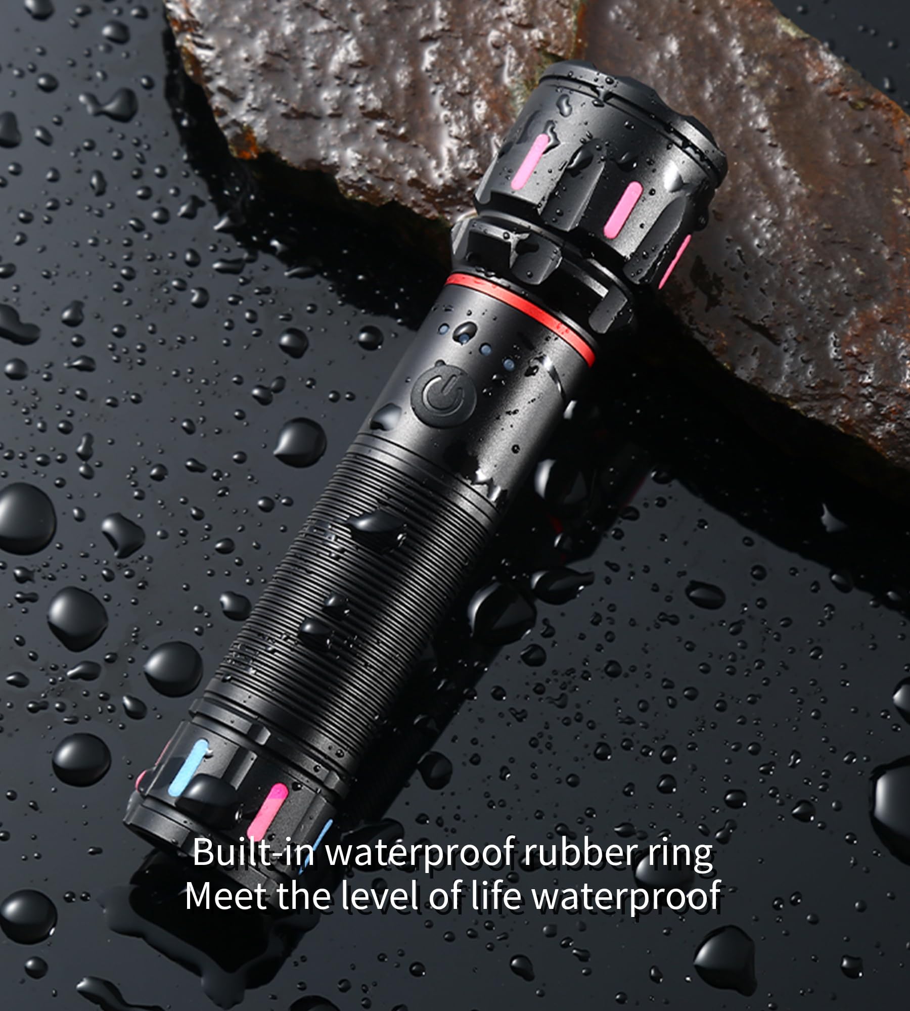 Wahliwahli 2 Pack Led Rechargeable Flashlights High Lumens, 1000+ Lumens Super Bright Zoomable Fluorescent Flashlights, Waterproof Powerful Multifunctional Flashlights For Home Camping Hiking