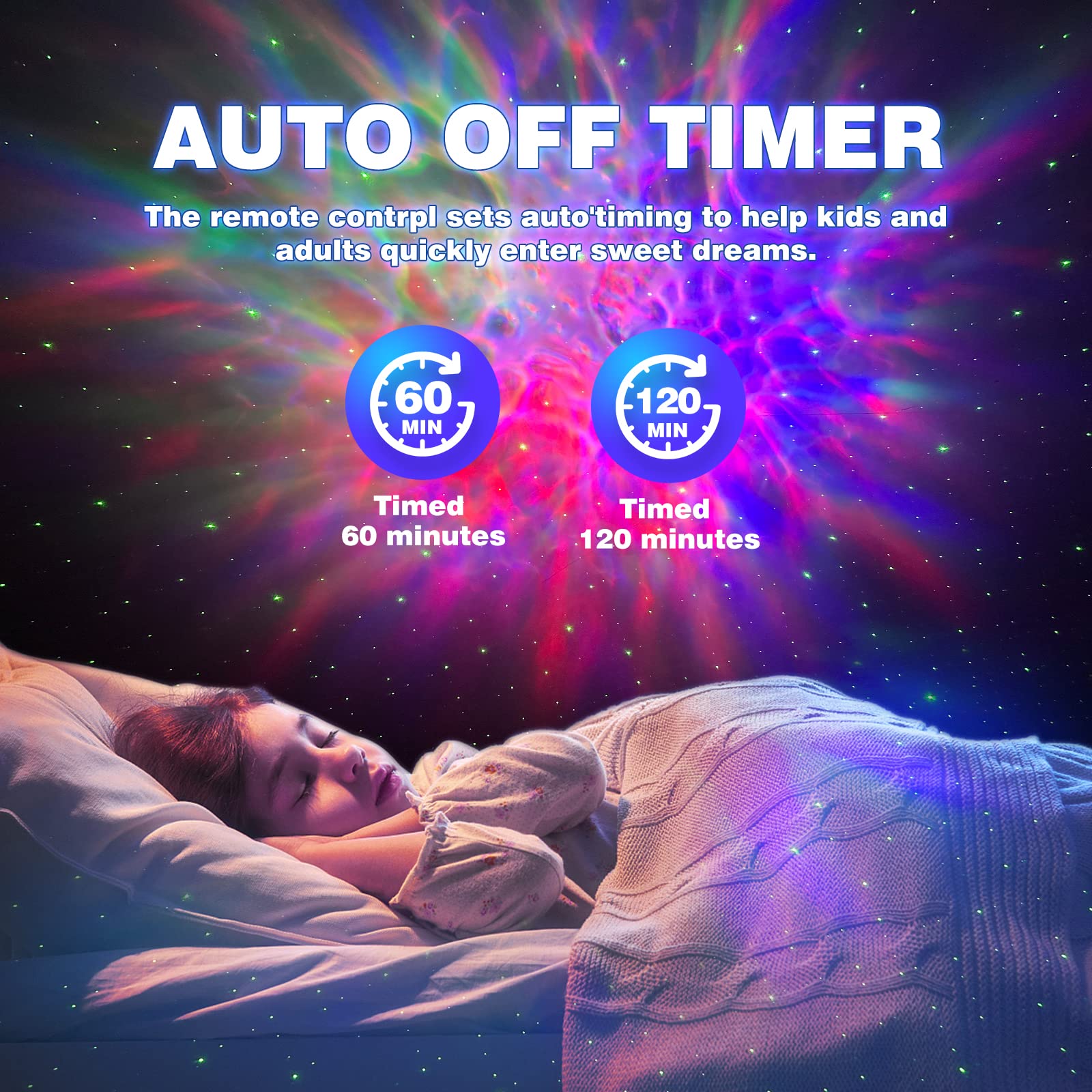 Fssqbflc Astronaut Galaxy Projector, Star Projector Galaxy Light, Night Light For Kids, Nebula Ceiling Led Lamp, Room Decor, With Timer And Remote,  For Birthdays
