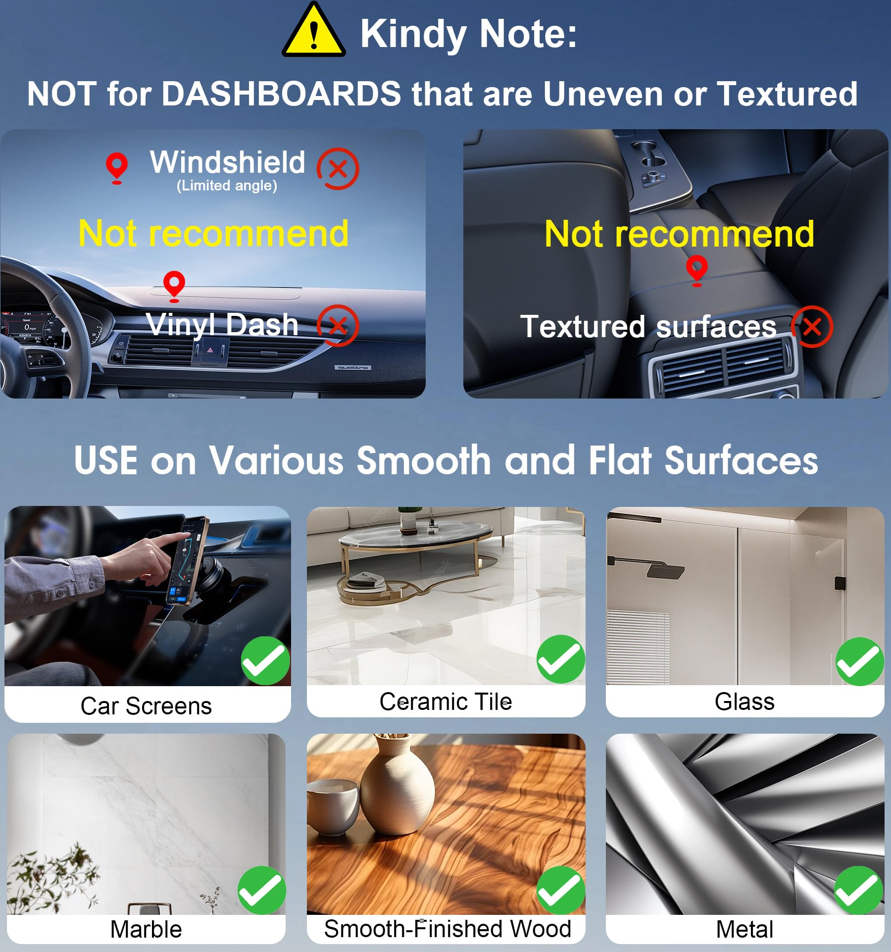 Reokily Latest Magnetic Car Phone Holder Ultra Vacuum Suction Cup Phone Mount Magnetic Car Mount Cell Phone Holder For Your Car Accessories For Iphone 15 14 13 12 Android (White)