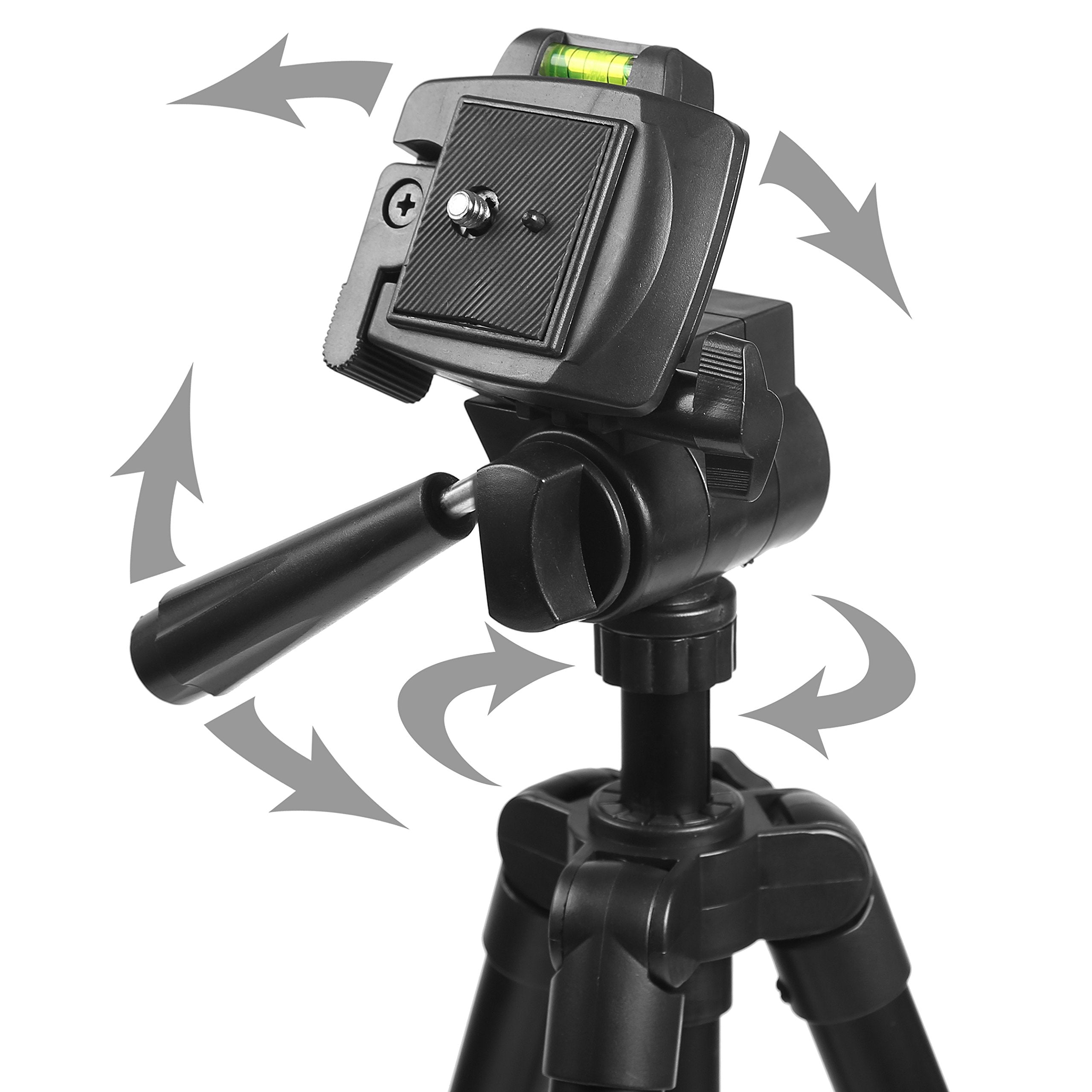 Ravelli Aplt2 50" Light Weight Aluminum Tripod With Bag