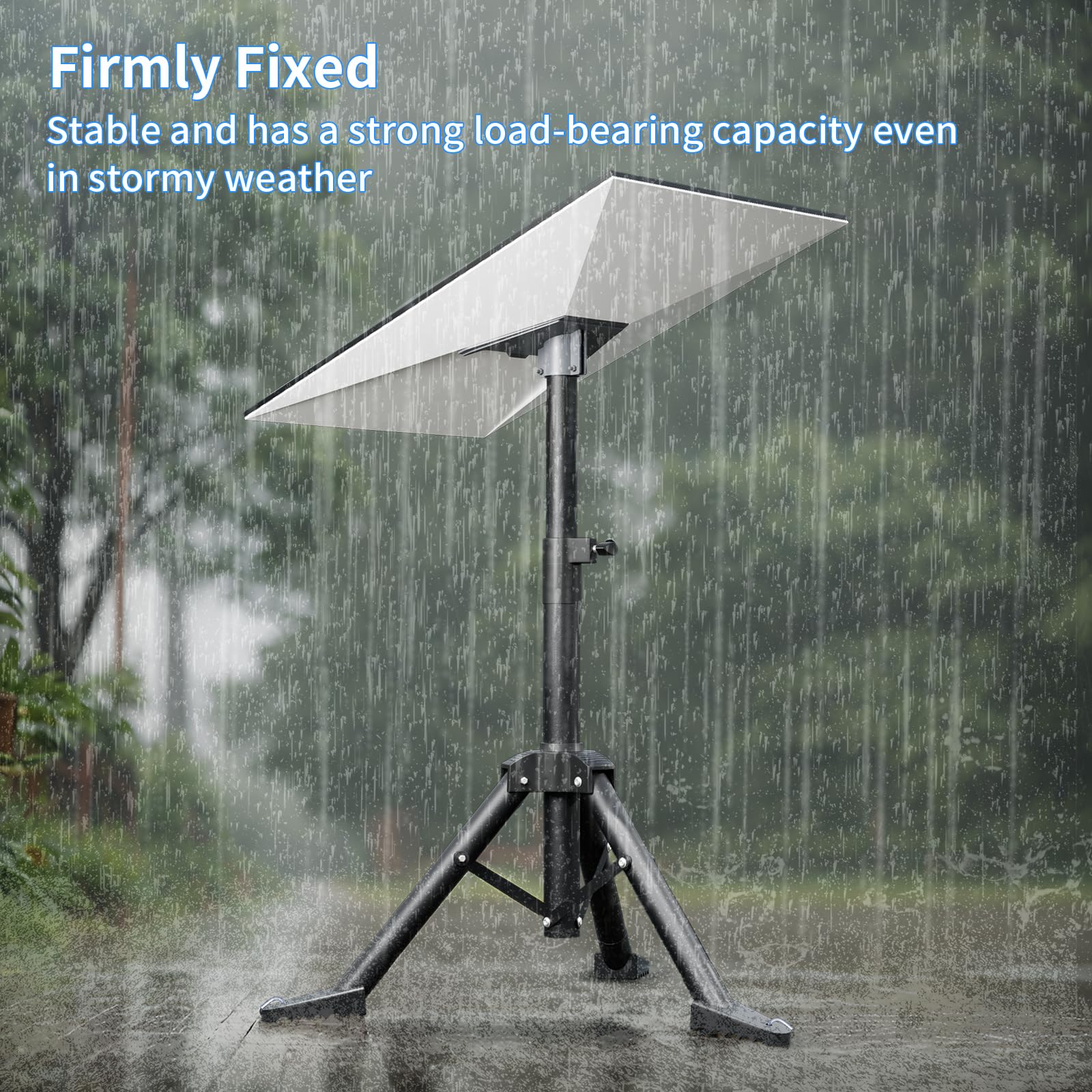Szfzmz Starlink Gen 3 Tripod Stand With Starlink Pipe Adapter, Outdoor Portable Starlink Standard Kit, Easy To Install, Compatible With Starlink Gen 3 For Camping And Rv Travel