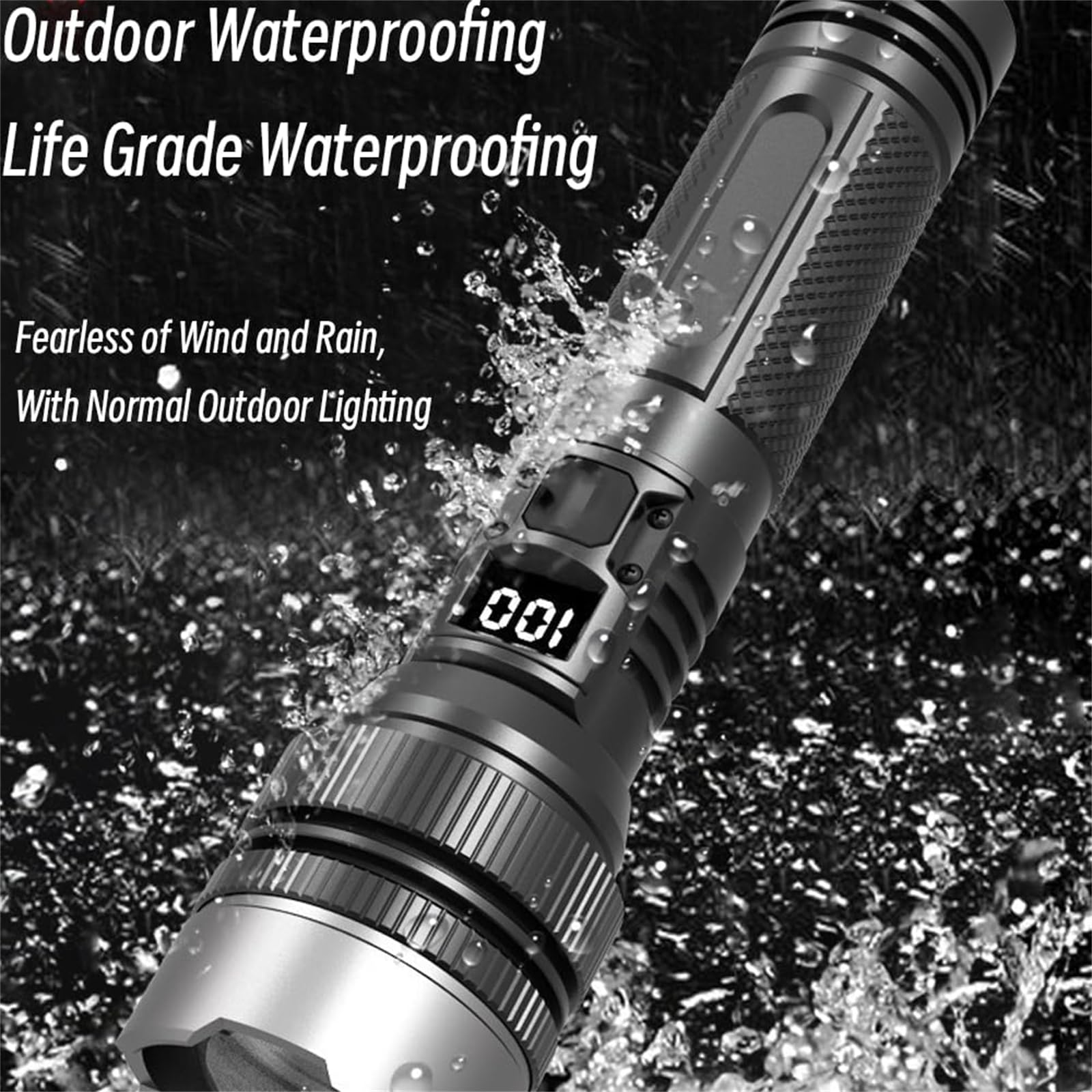 Xiuumcakee Powerful Flashlight 150000 Lumens, Rechargeable Led Flashlights High Lumens, Powerful Handheld Flashlight With 3 Modes, Bright, Waterproof, Zoomable, Outdoor And Home Emergency Use (2Pcs)