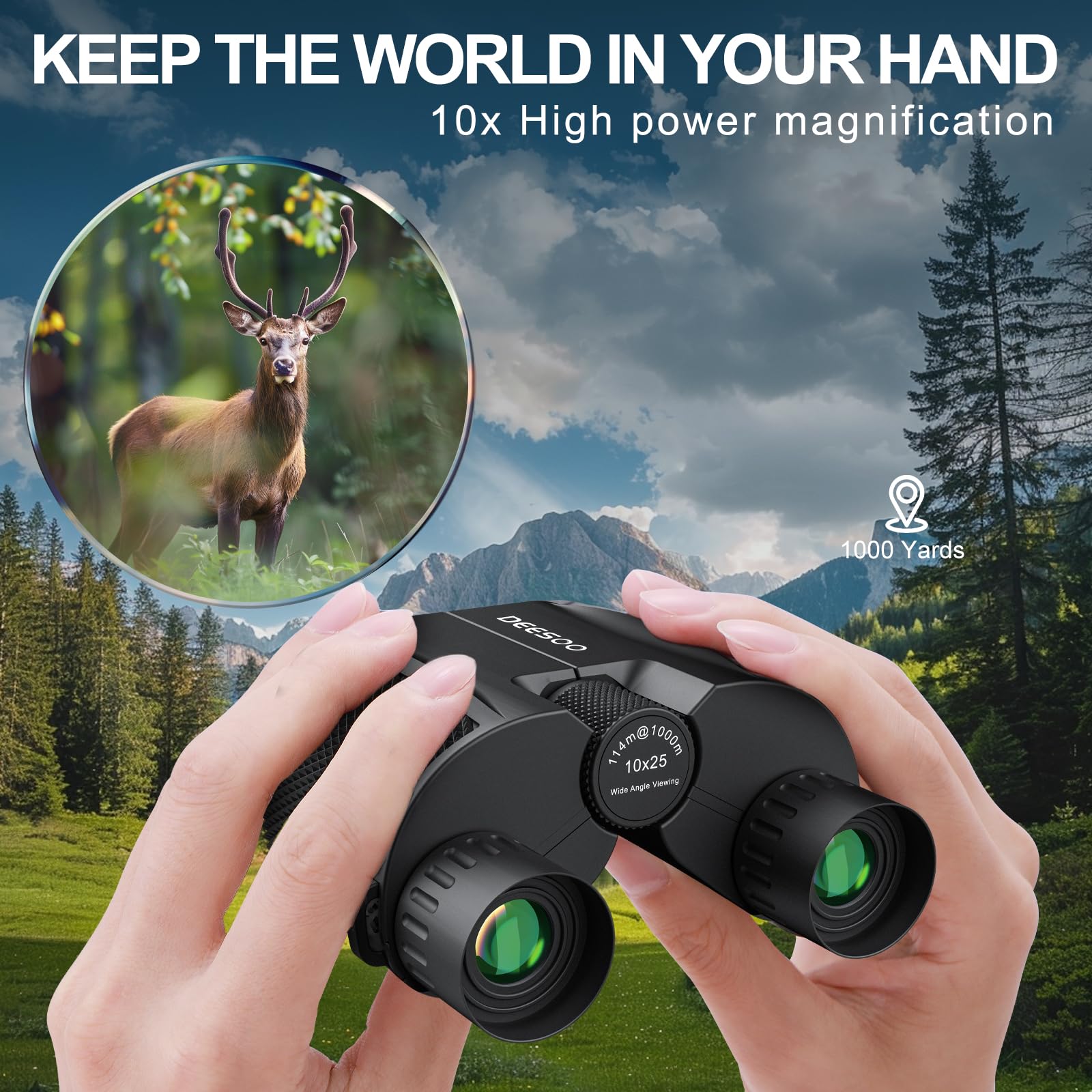 Deesoo 10X25 Binoculars: Compact Clarity For Nature'S Closest Views