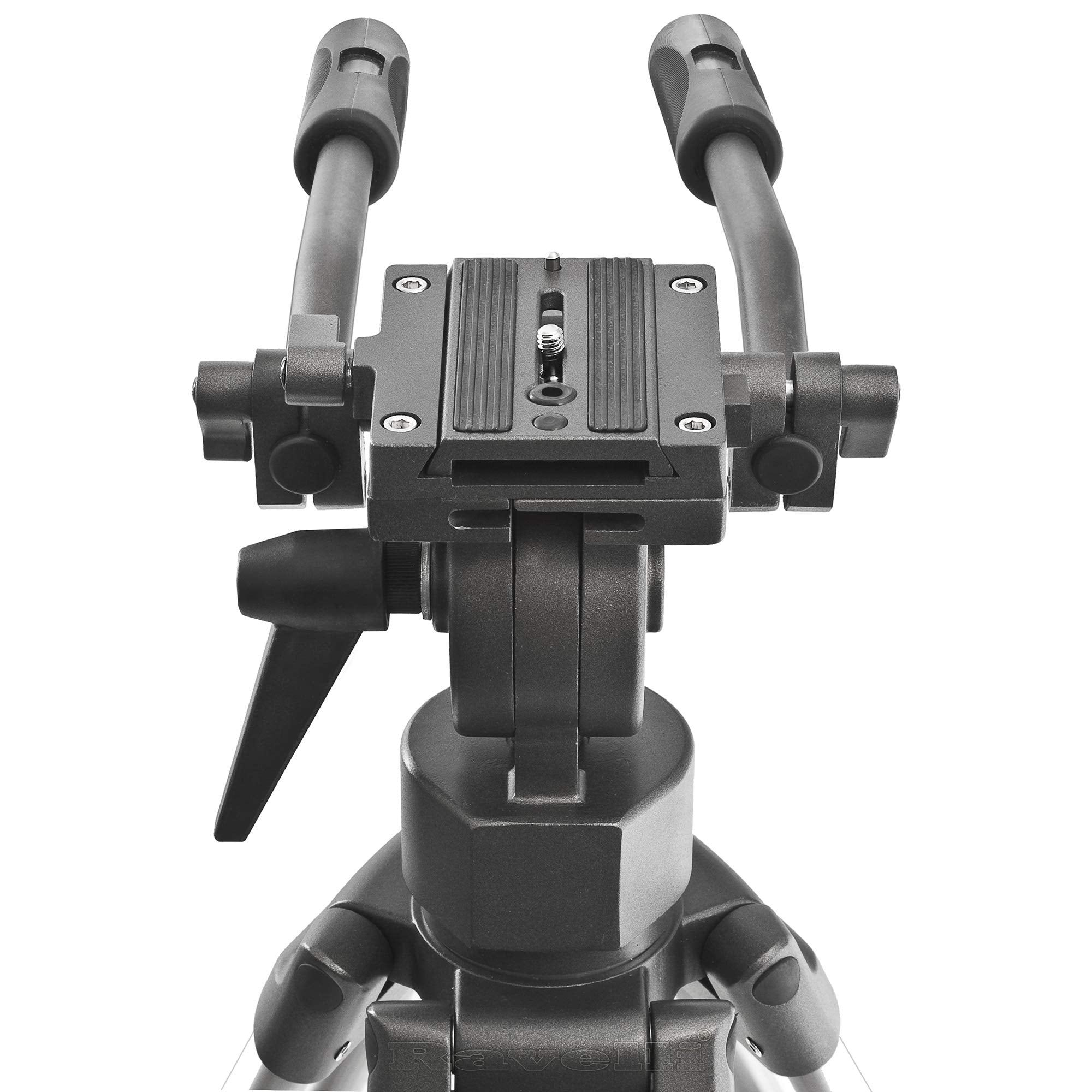 Ravelli Avtp Professional 55" 65Mm Video Camera Tripod With Fluid Drag Head