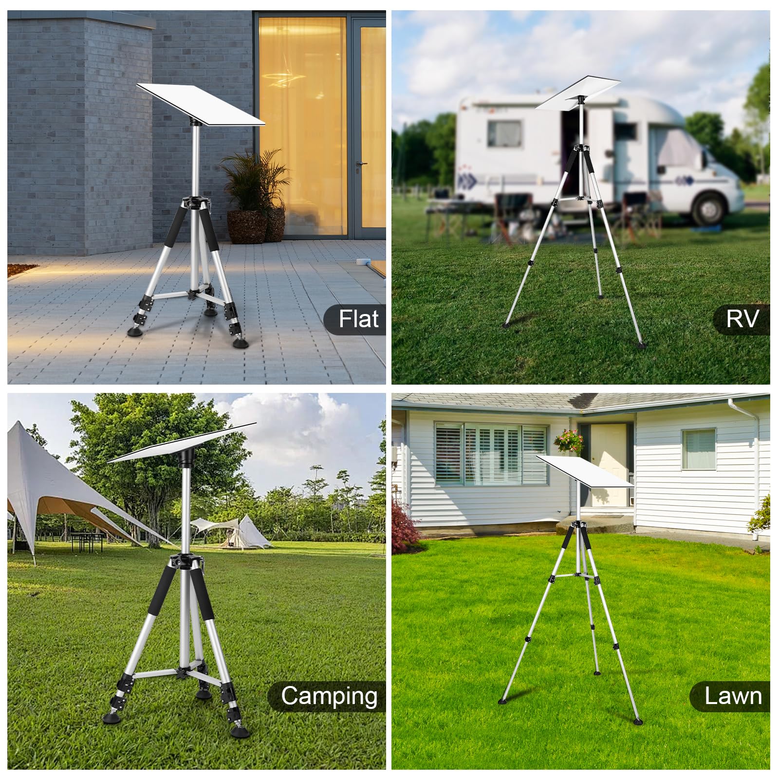 Subfix Starlink Gen 3 Tripod Stand, Adjustable Heavy Duty Stand Mount, Adjustable Height From 1.77Ft To 5.02Ft, Starlink Mounting Kit For Camping And Rv Travel