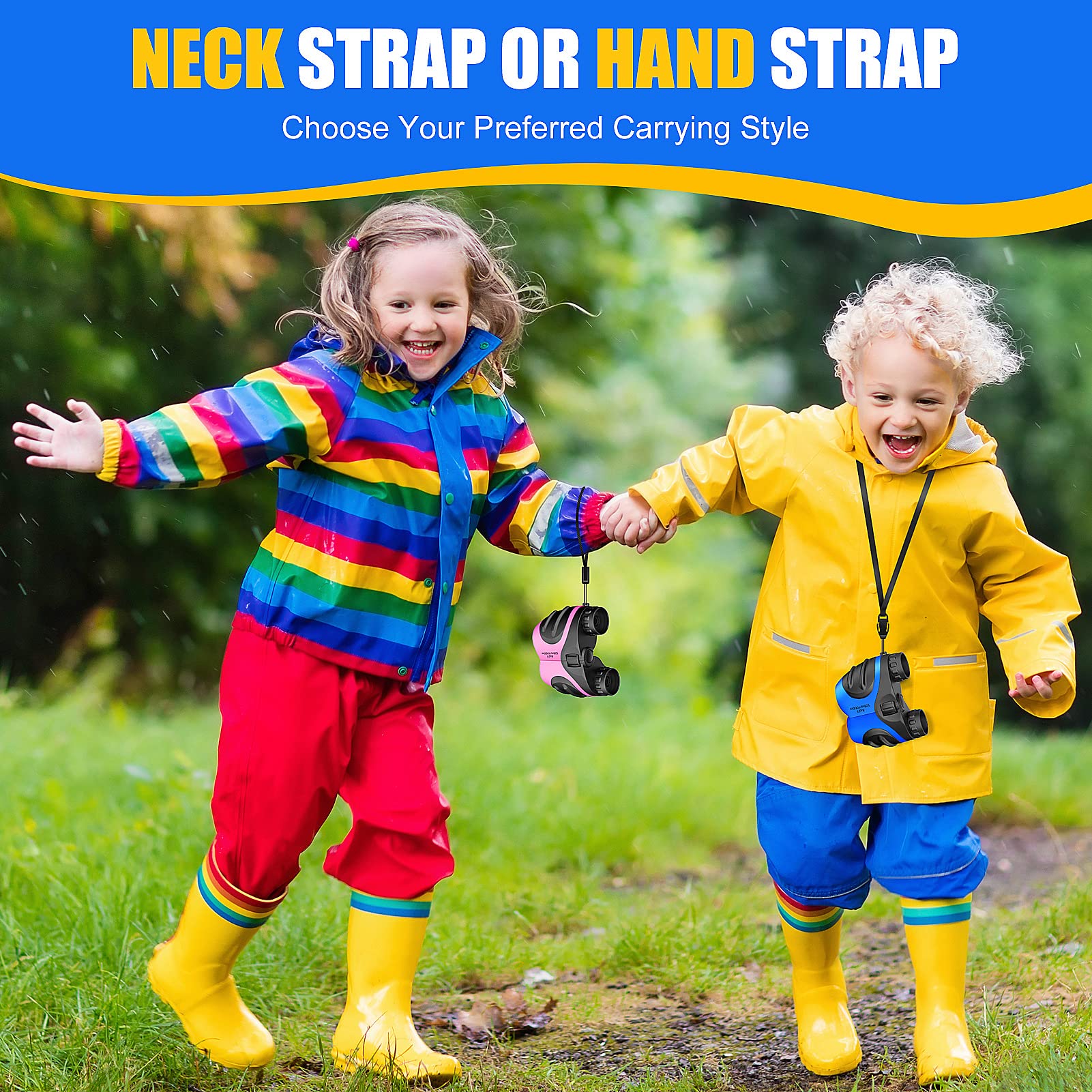 Let'S Go Binocular For Kids, Compact High Resolution Shockproof Binoculars