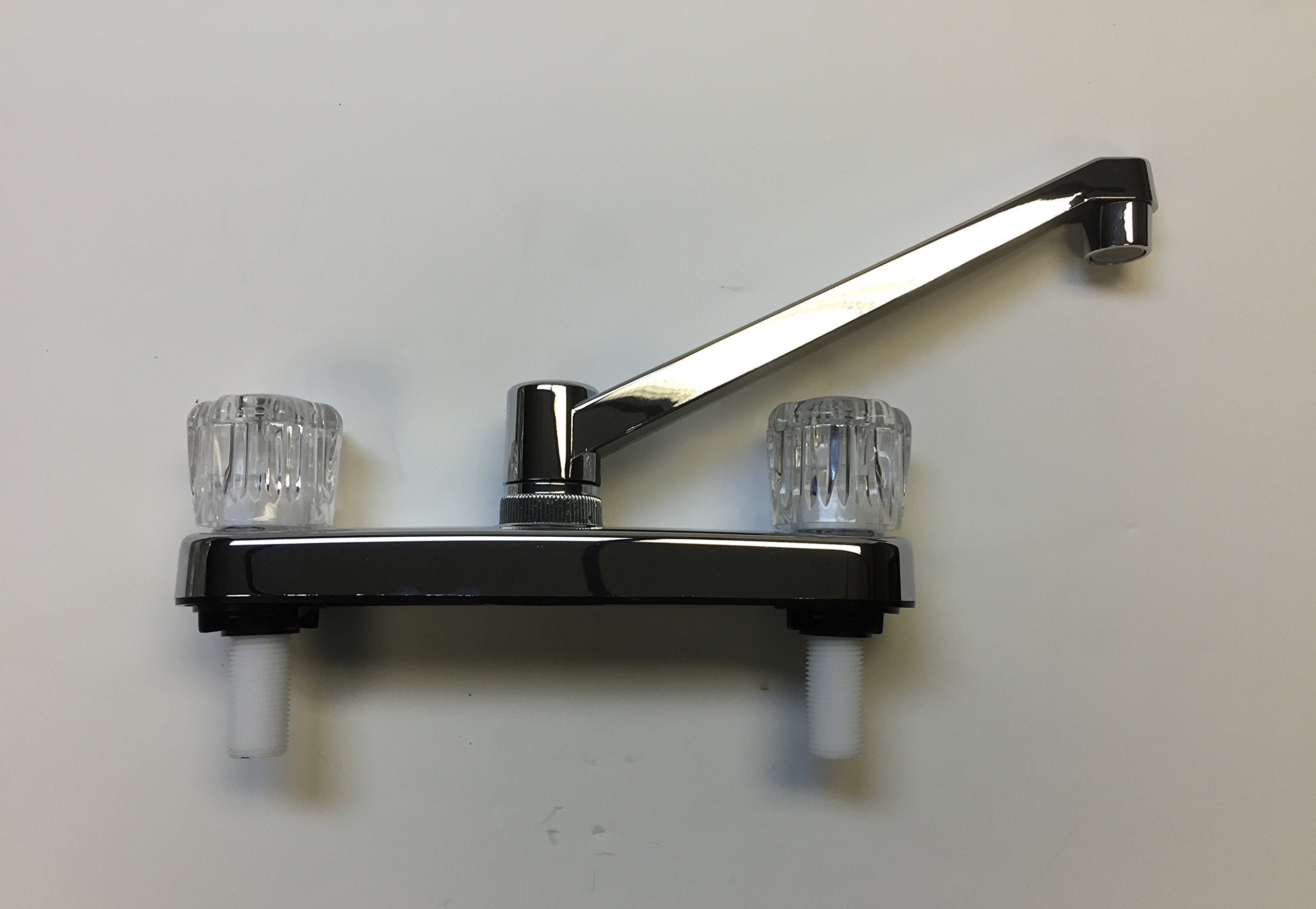 Stonecrest Dual Control 8" Non-Metallic Kitchen Faucet, Chrome Finish