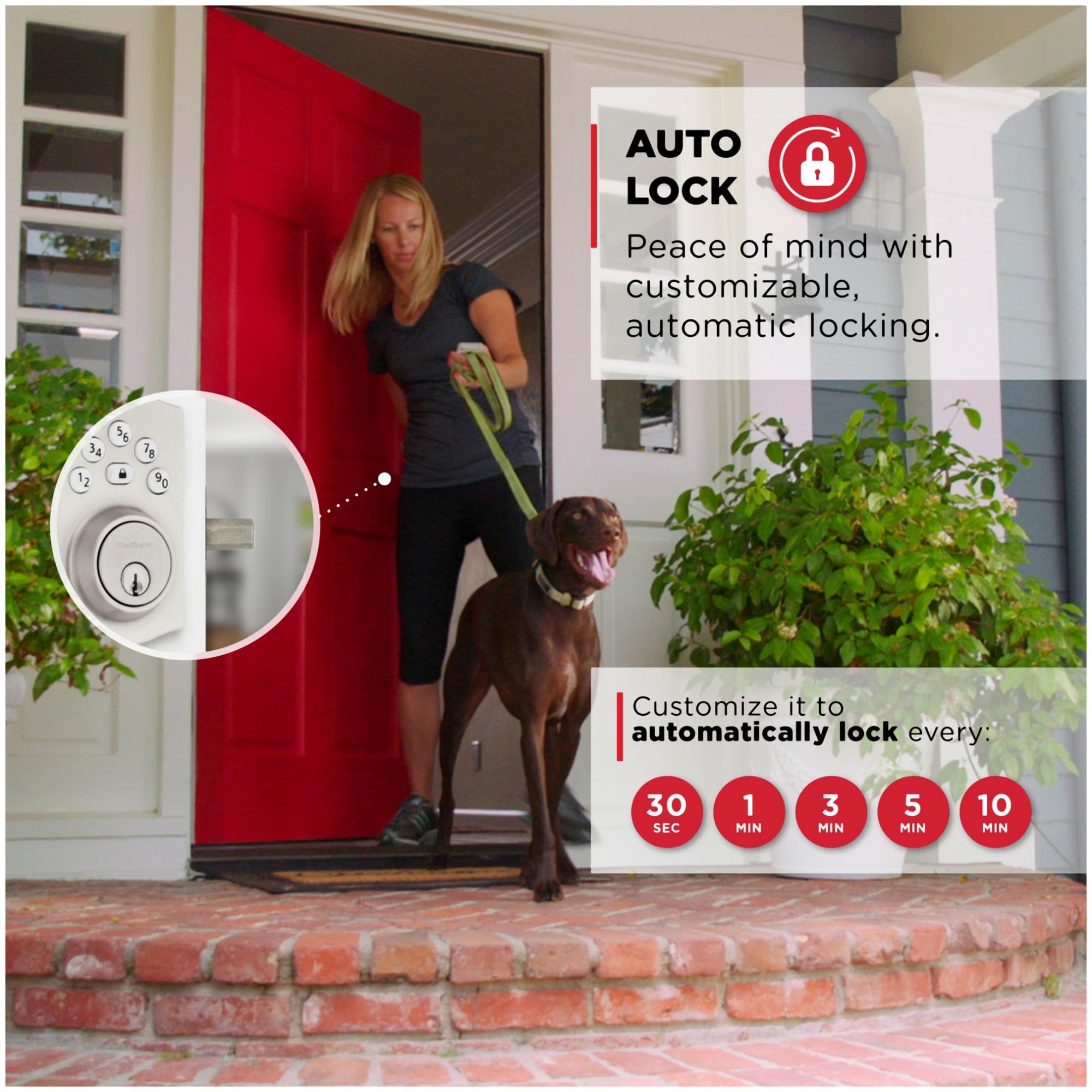 Kwikset 9240Trl-11P Traditional Powerbolt Electronic Smartcode Deadbolt With Rcal Latch And Rcs Strike Venetian Bronze Finish