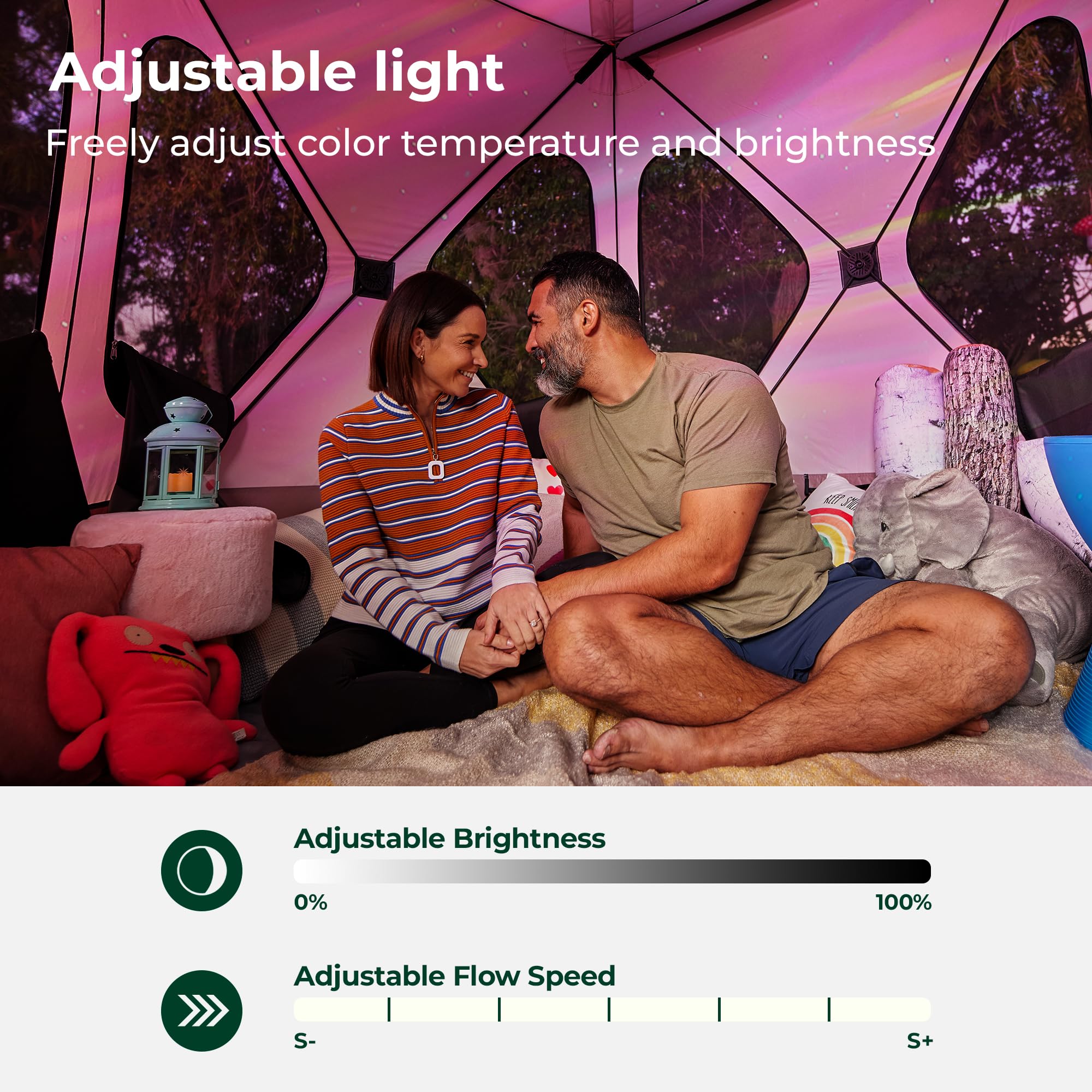 Acacia Galaxy Projector With 21 Light Effects, Galaxy Light Star Projector With White Noise And Built-In Bluetooth Speaker, Night Light Projector For Ceiling, Bedroom And Room Décor