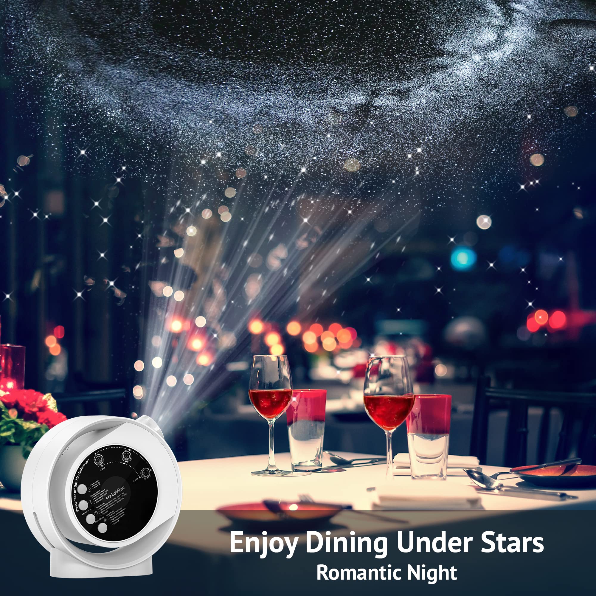 Laview Home Planetarium Star Projector, Ultra Clear Galaxy Projector With 130 Ft² Projection Area, Auto-Off Timer, Remote Control, Night Light For Room Decor, 6K Discs, For Kids/Adult