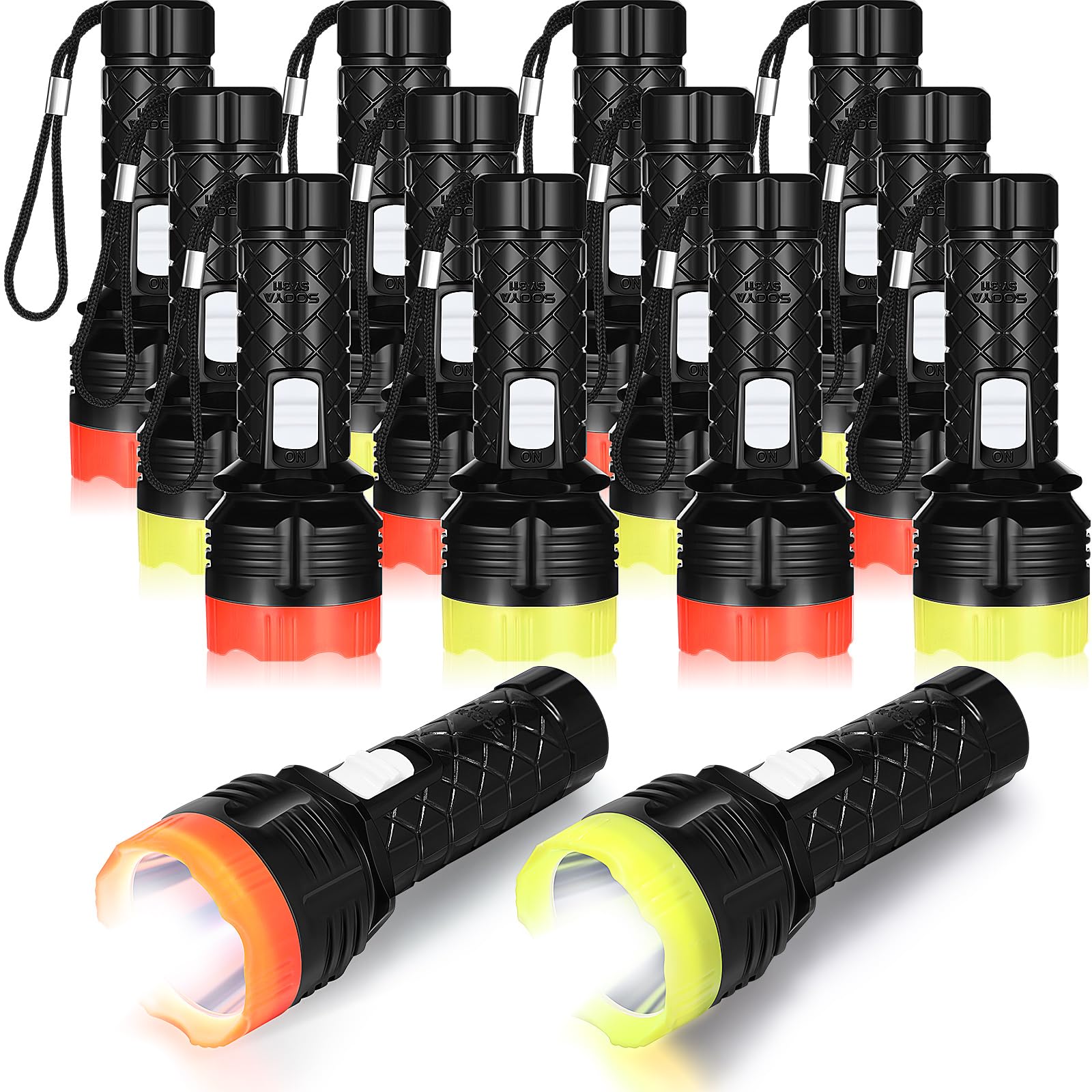Tujoe 48 Pcs Mini Flashlight Bulk Flashlight With Lanyard Assorted Colors Torch Flashlights Led Keychain Flashlights Small Light Night Reading Emergency Hurricane Camping Hiking Party Favors