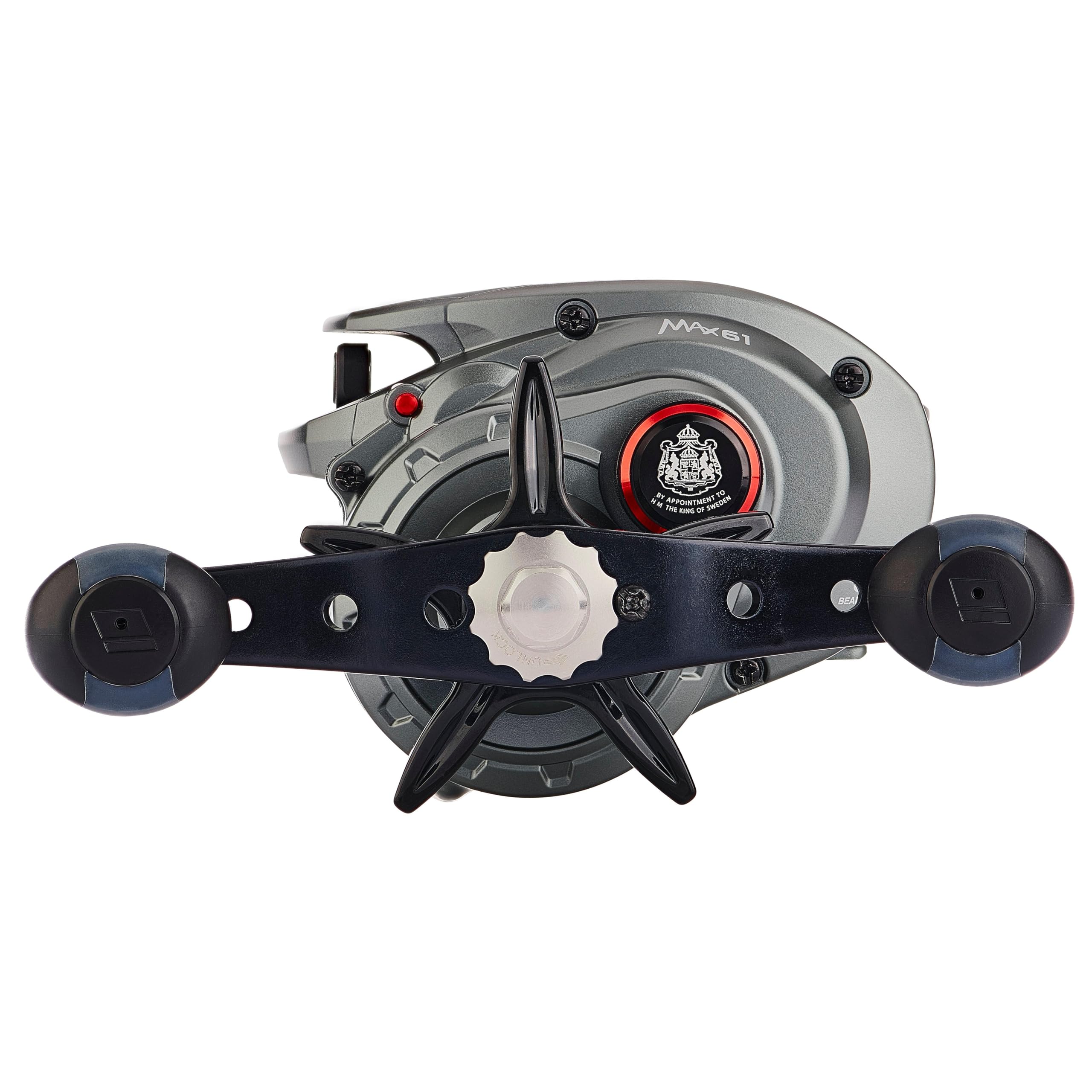 Abu Garcia Max Low Profile Reel - Baitcaster Lure Fishing Reel For Predator Fishing - Pike, Perch, Zander