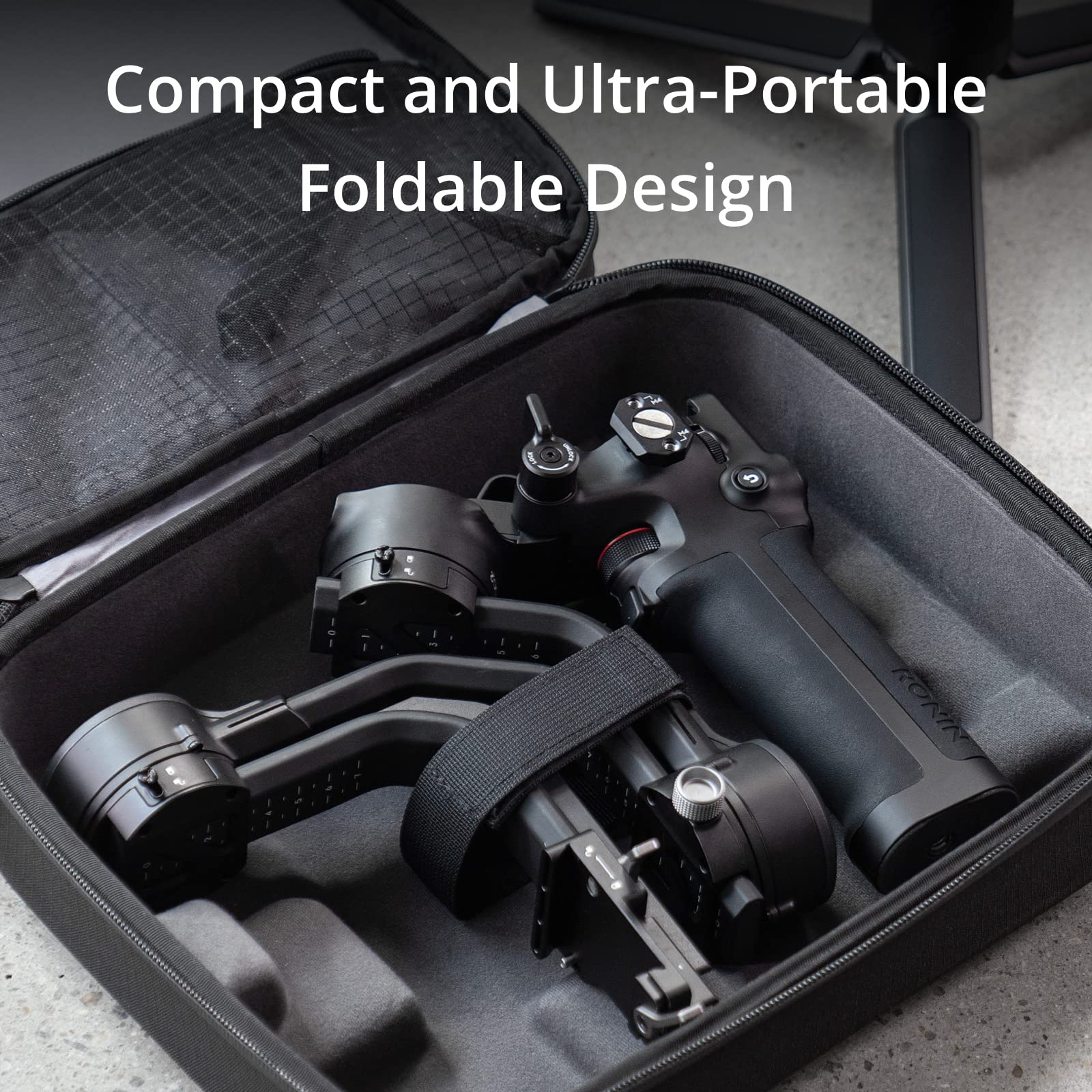 Dji Rsc 2 Combo - 3-Axis Gimbal Stabilizer For Dslr And Mirrorless Camera, Nikon, Sony, Panasonic, Canon, Fujifilm, 6.6 Lb Payload, Foldable Design, Vertical Shooting, Oled Screen, Black.