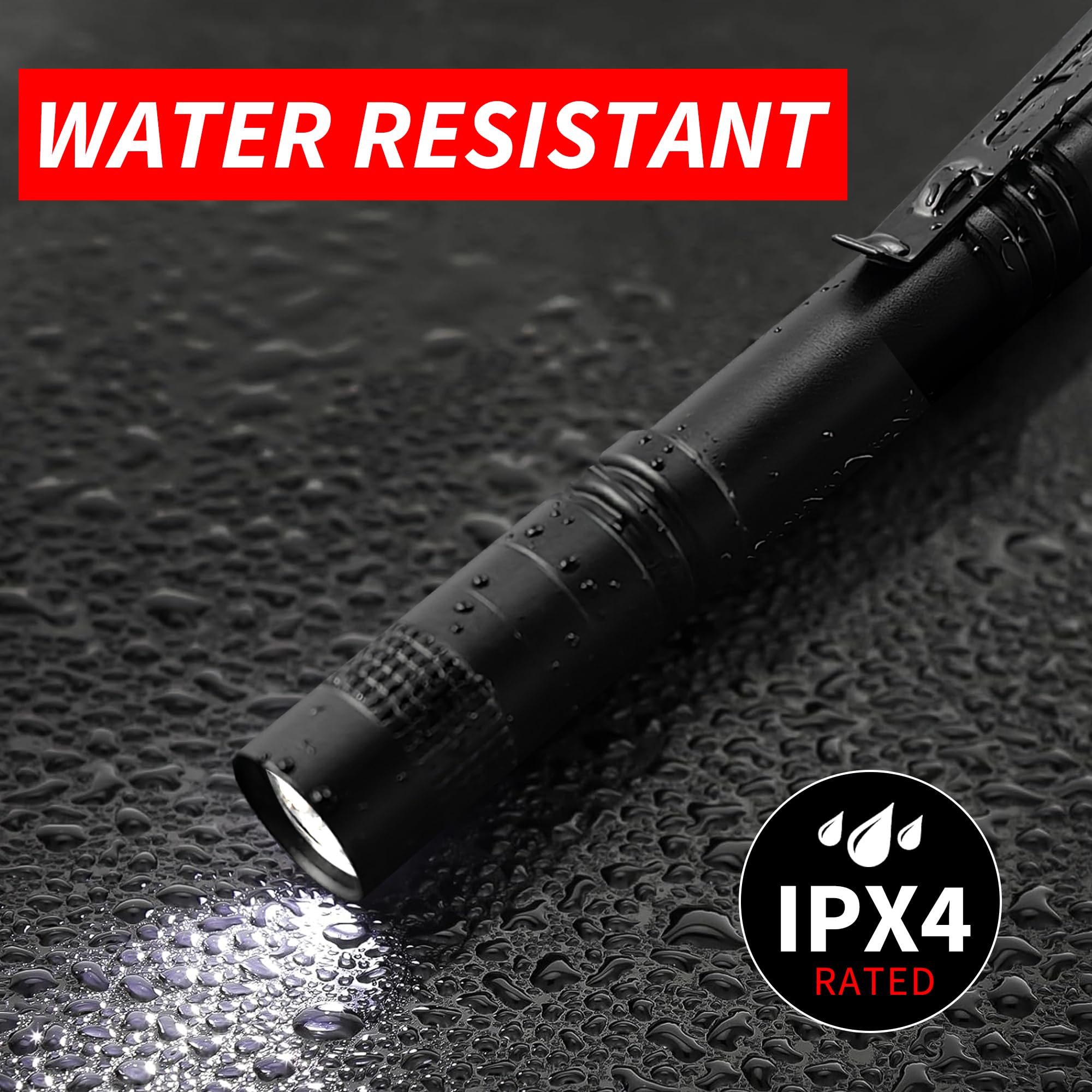 Decaker Pen Flashlight,Led Pocket High Lumen Pen Light Flashlights With Clip,5-Pack