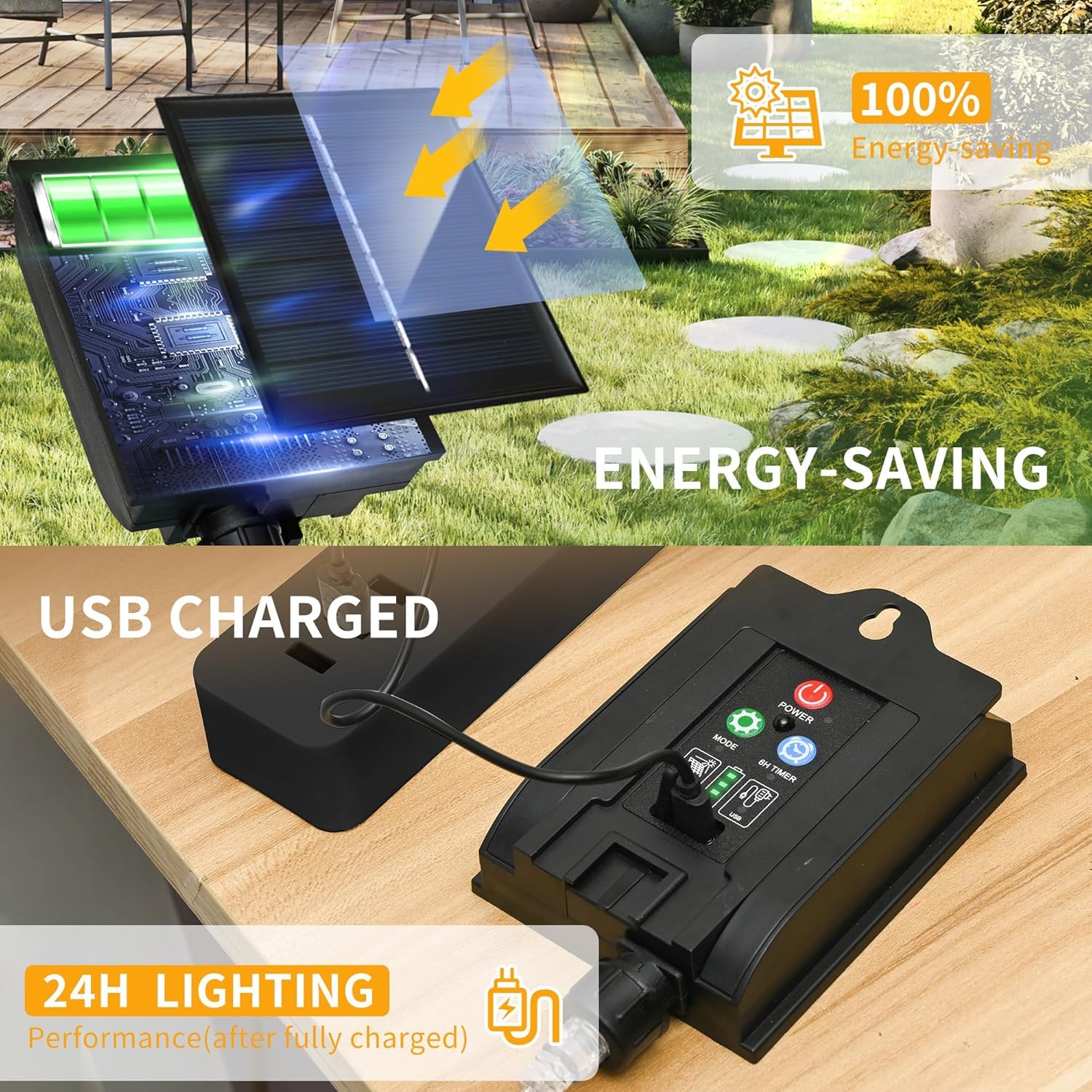 Glarepo Solar Garden Lights, [Innovative  Design] Big Solar Panel With 4 Pack 256 Leds Solar Firefly Swaying Lights, Solar Lights Outdoor Waterproof For Yard For Patio Pathway Landscape Decorative