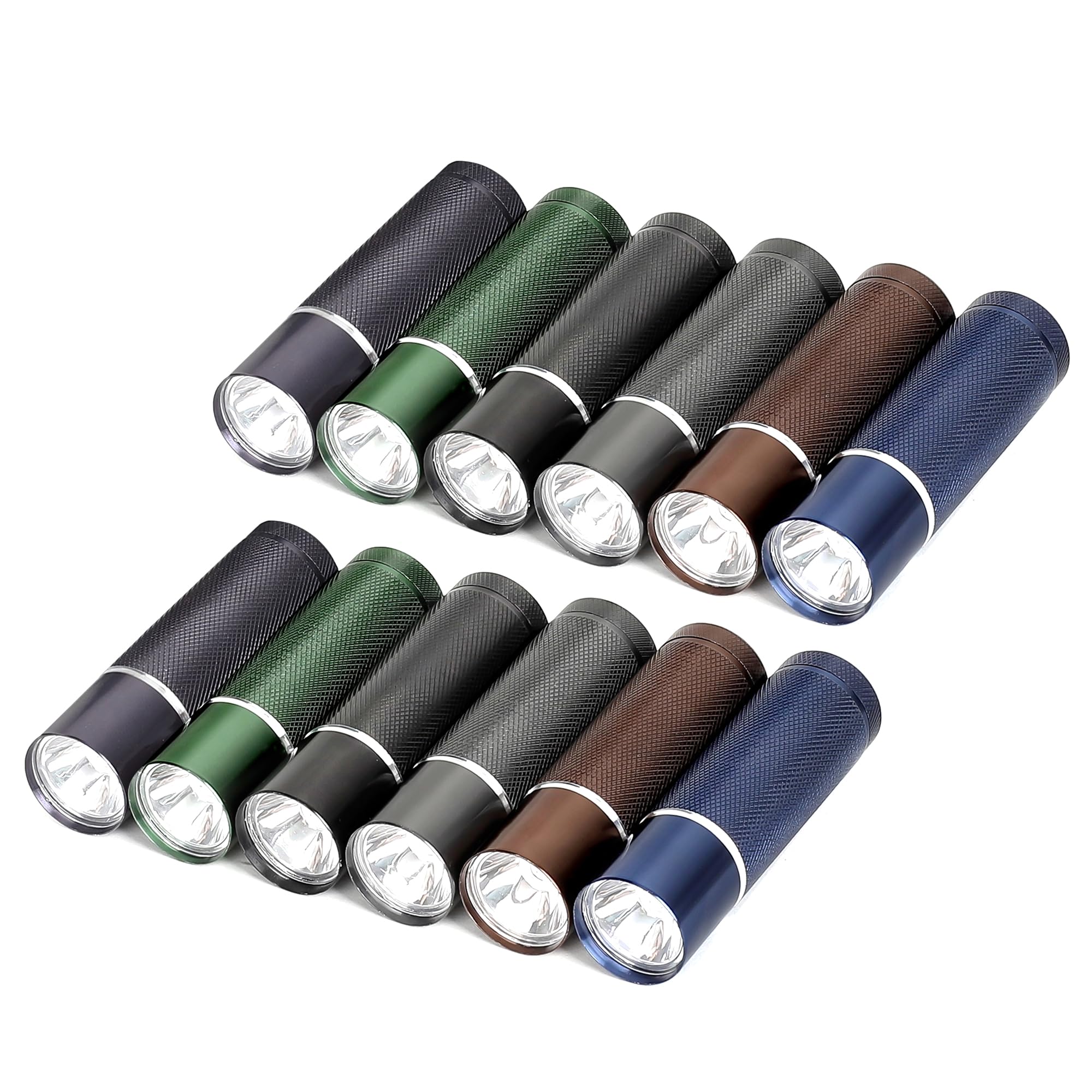 Fastpro 12-Pack Flashlights Set, Aluminum Led Flashlights With Aaa Batteries Included & Pre-Installed, Super Bright 100 Lumen Flashlight For Party Favors, Holiday , Camping, Hurricane Supplies