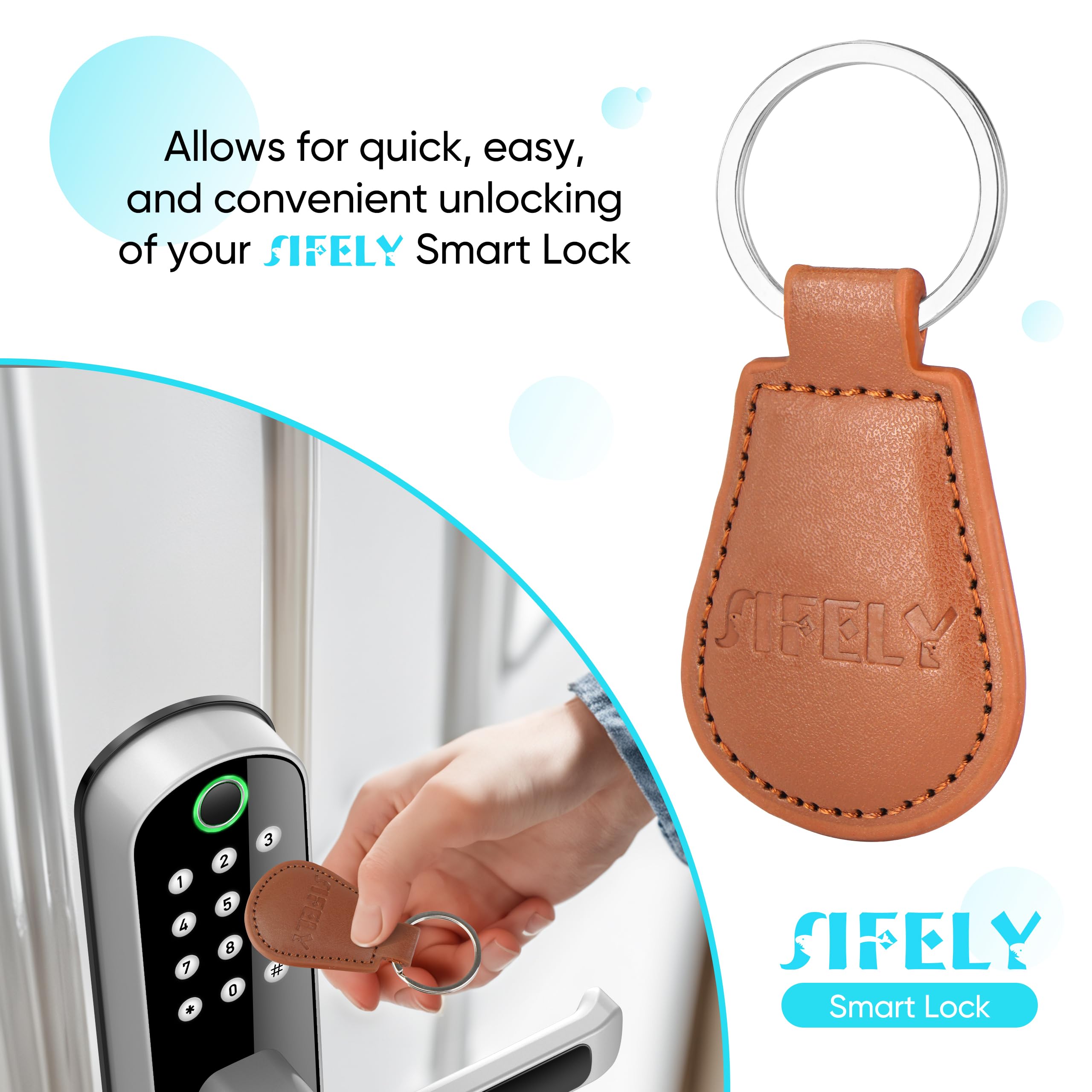 Sifely Key Fob With Keychain