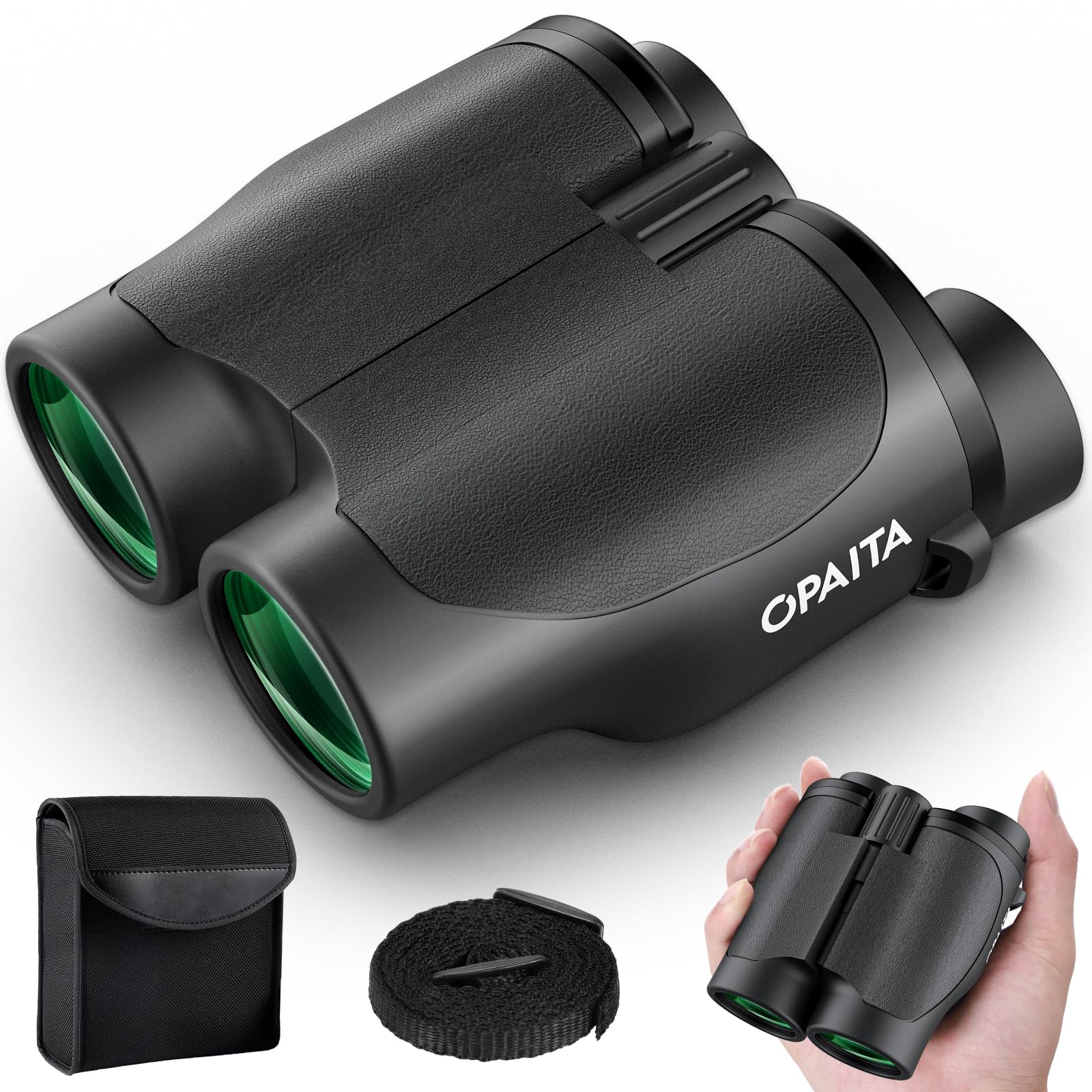 Opaita Compact Binoculars For Adults High Powered - 20X32 Small Binoculars For Adults Kids With Low Light Vision For Hunting Cruise Ship Travel Concert Hiking