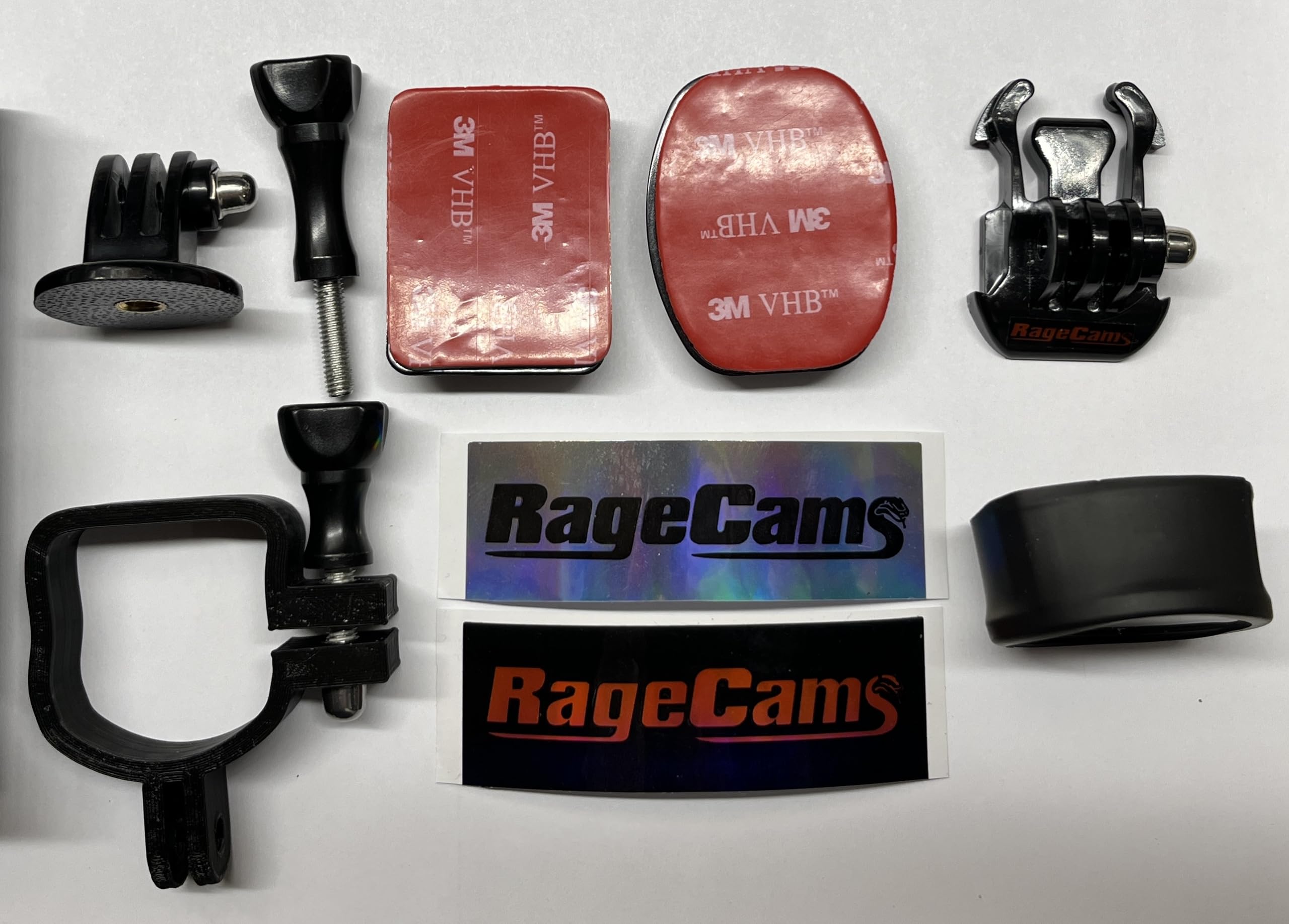 Ragecams Universal 6.0 Cage Frame Mount 1/4"-20 Lens Protector Rc Sticker Kit Compatible With Tactacam 6.0 Hunting Camera